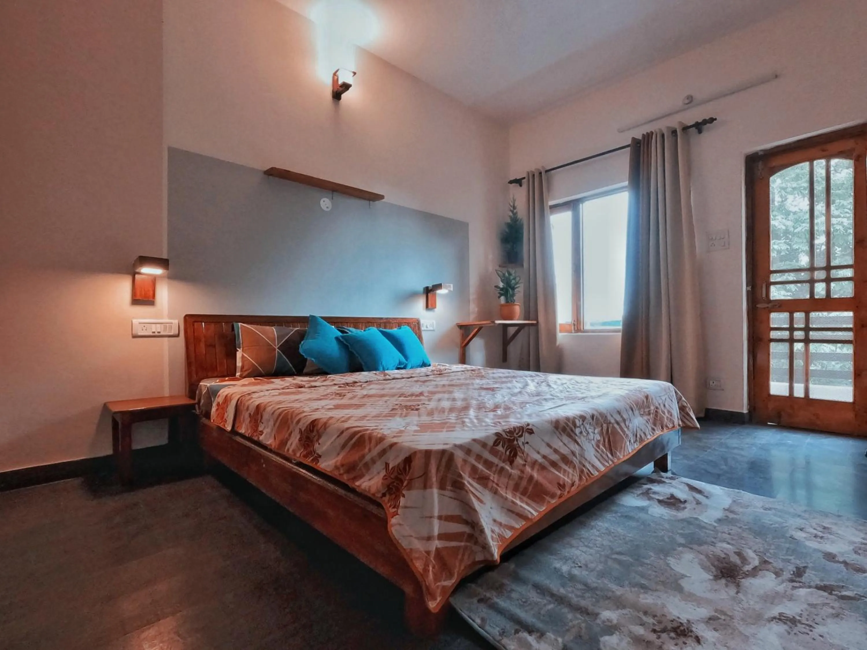 Bed in The Birdhouse Villa