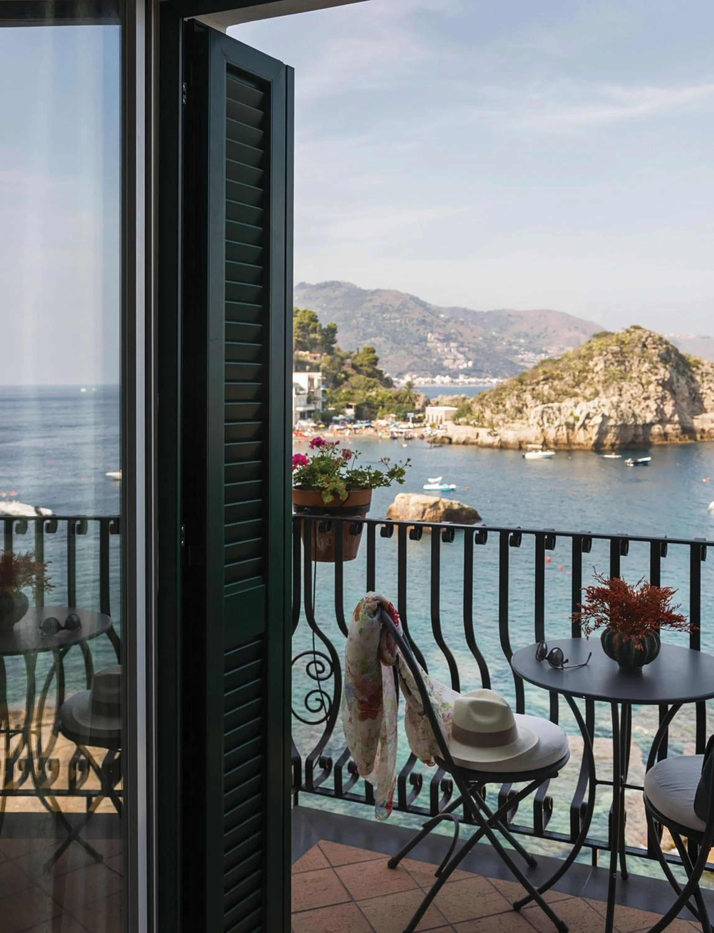 Balcony/Terrace in Villa Sant'Andrea, A Belmond Hotel, Taormina Mare