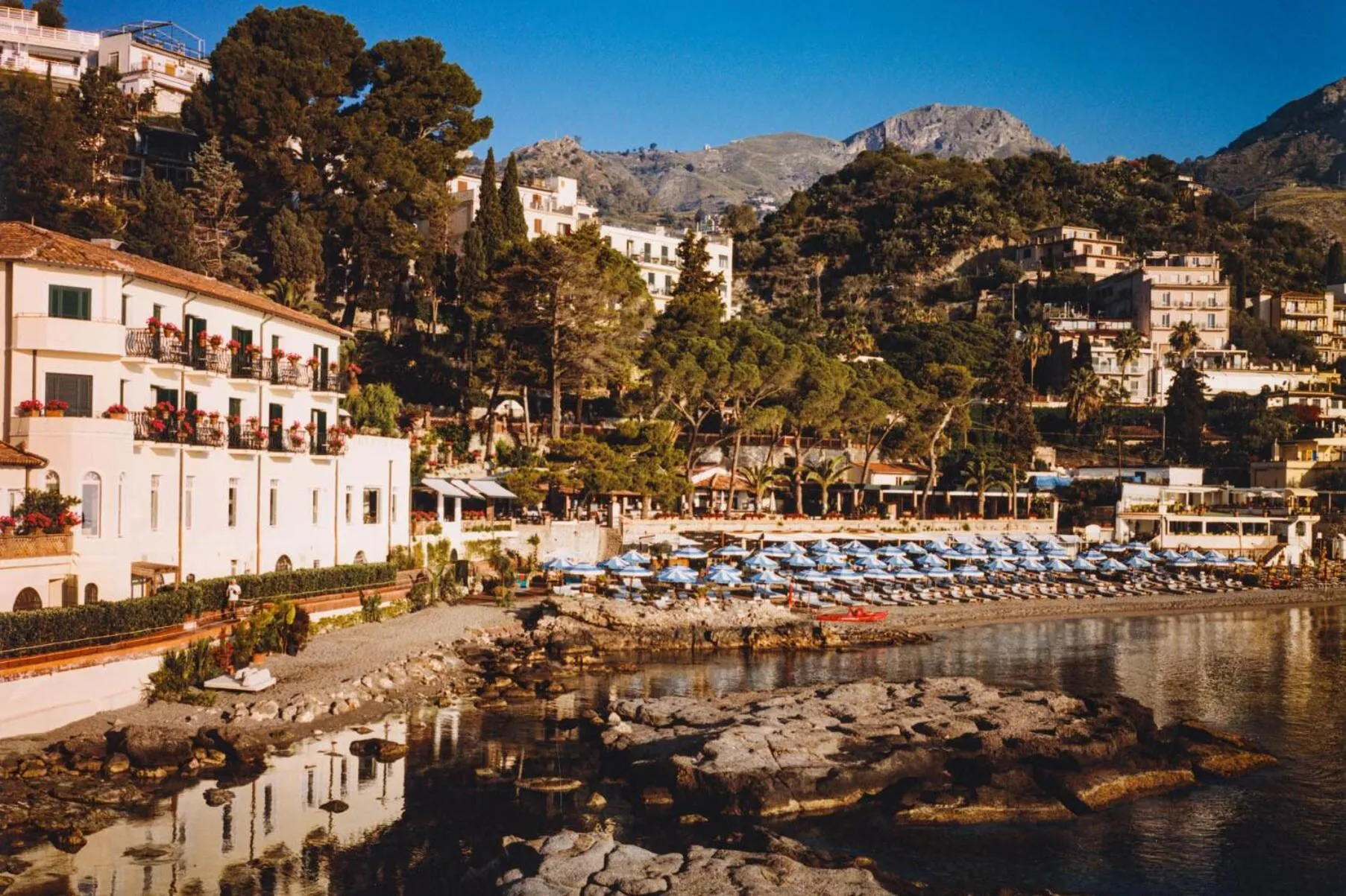 Beach in Villa Sant'Andrea, A Belmond Hotel, Taormina Mare