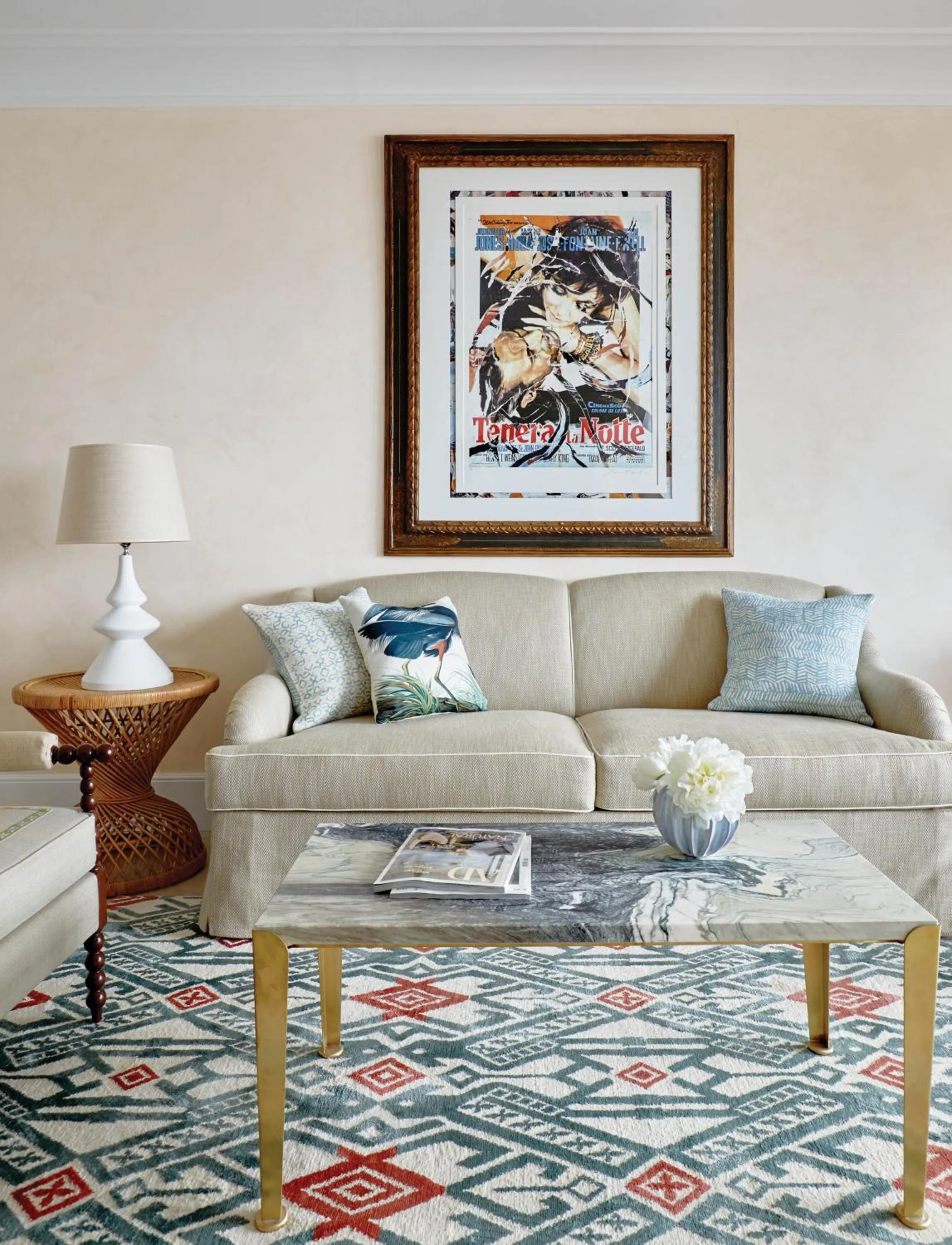 Living room in Villa Sant'Andrea, A Belmond Hotel, Taormina Mare