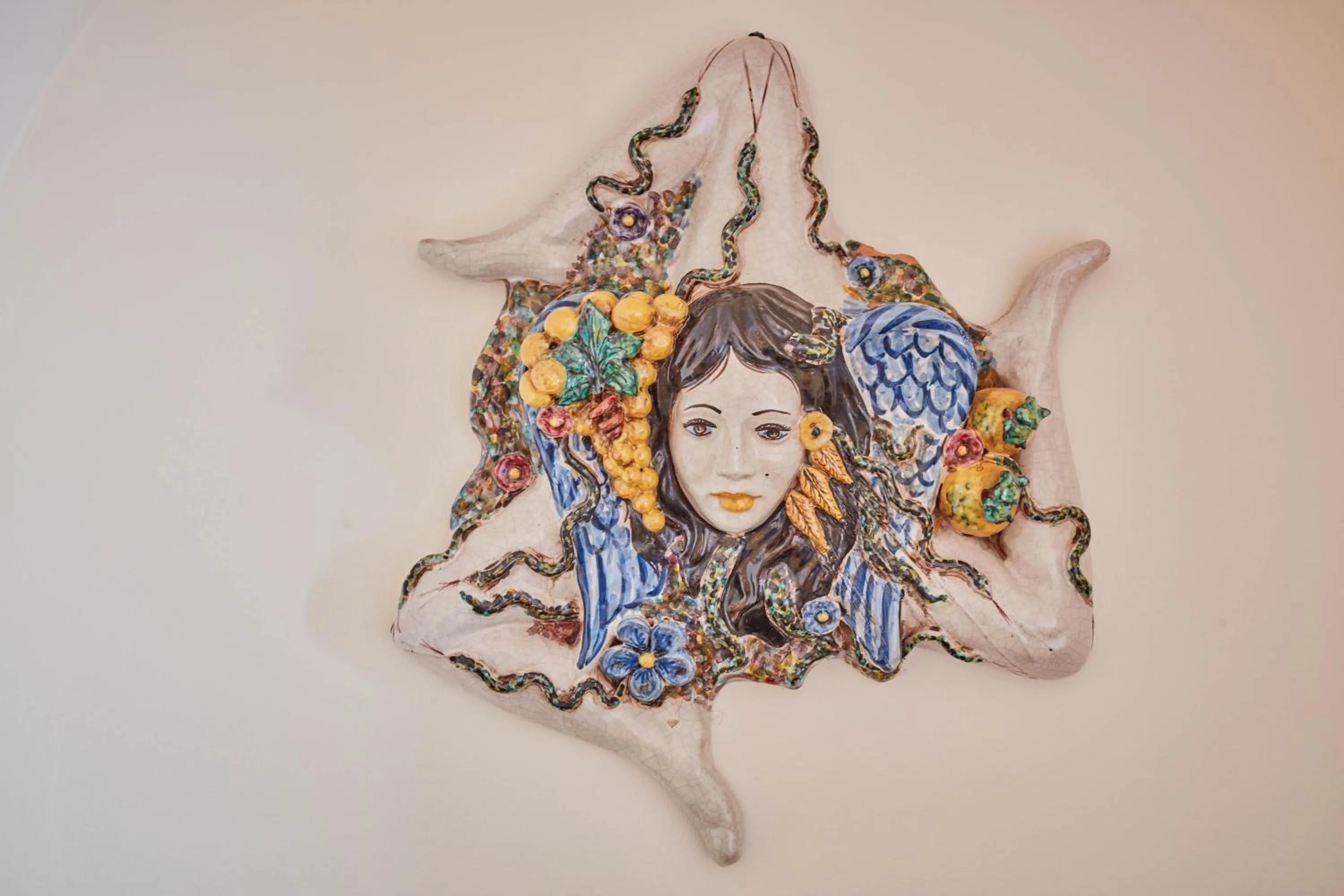 Decorative detail in Villa Sant'Andrea, A Belmond Hotel, Taormina Mare