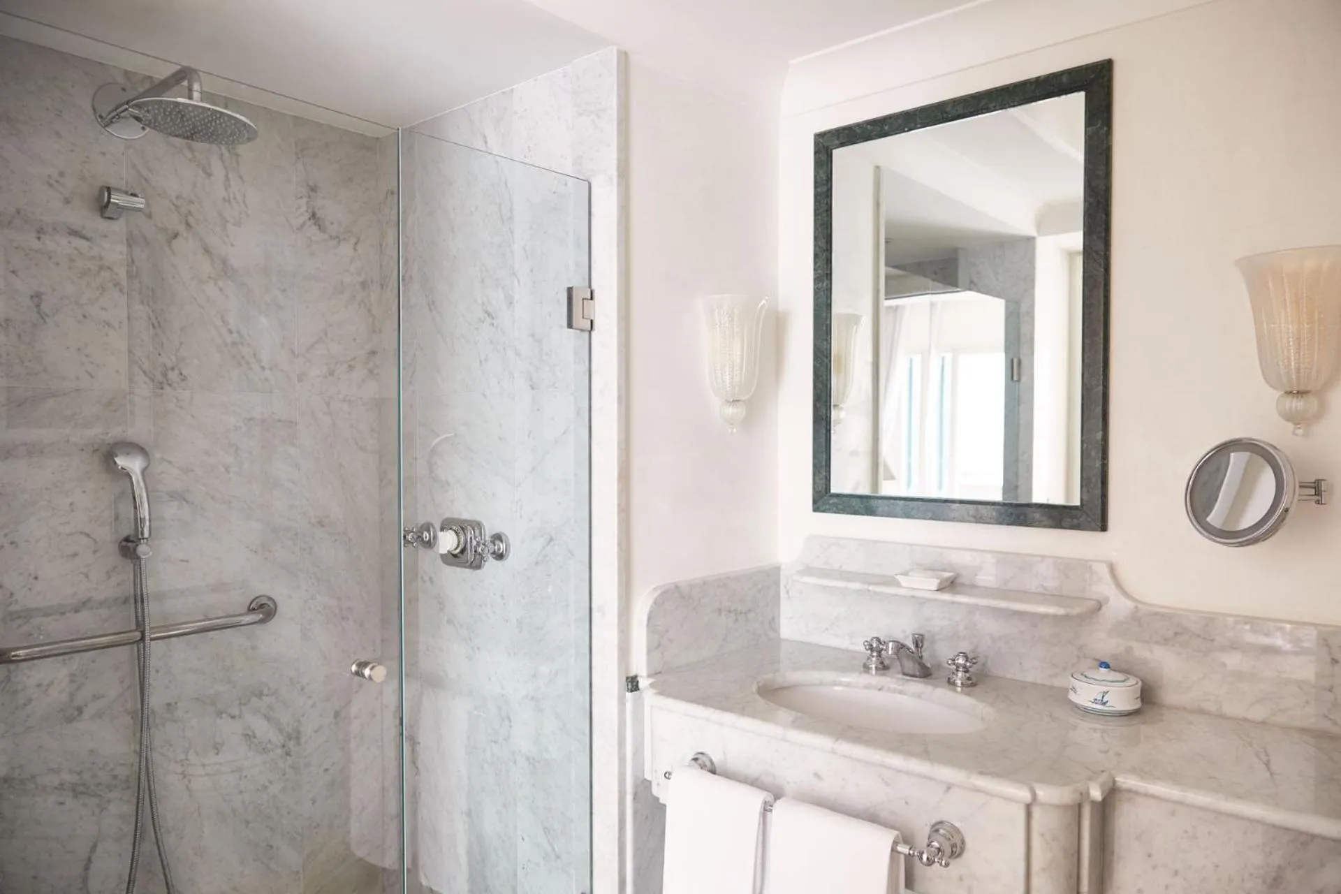 Bathroom in Villa Sant'Andrea, A Belmond Hotel, Taormina Mare