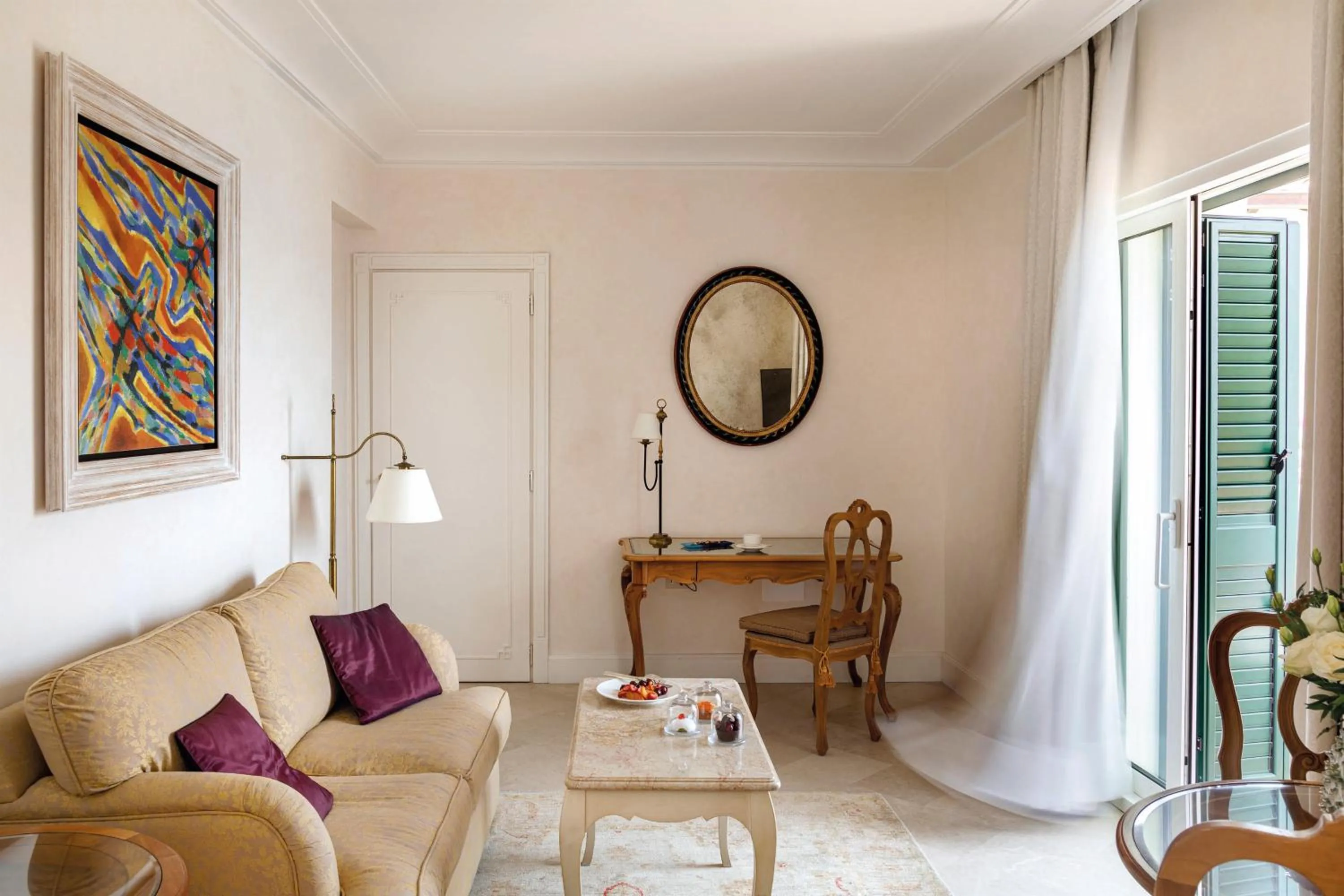 Living room in Villa Sant'Andrea, A Belmond Hotel, Taormina Mare