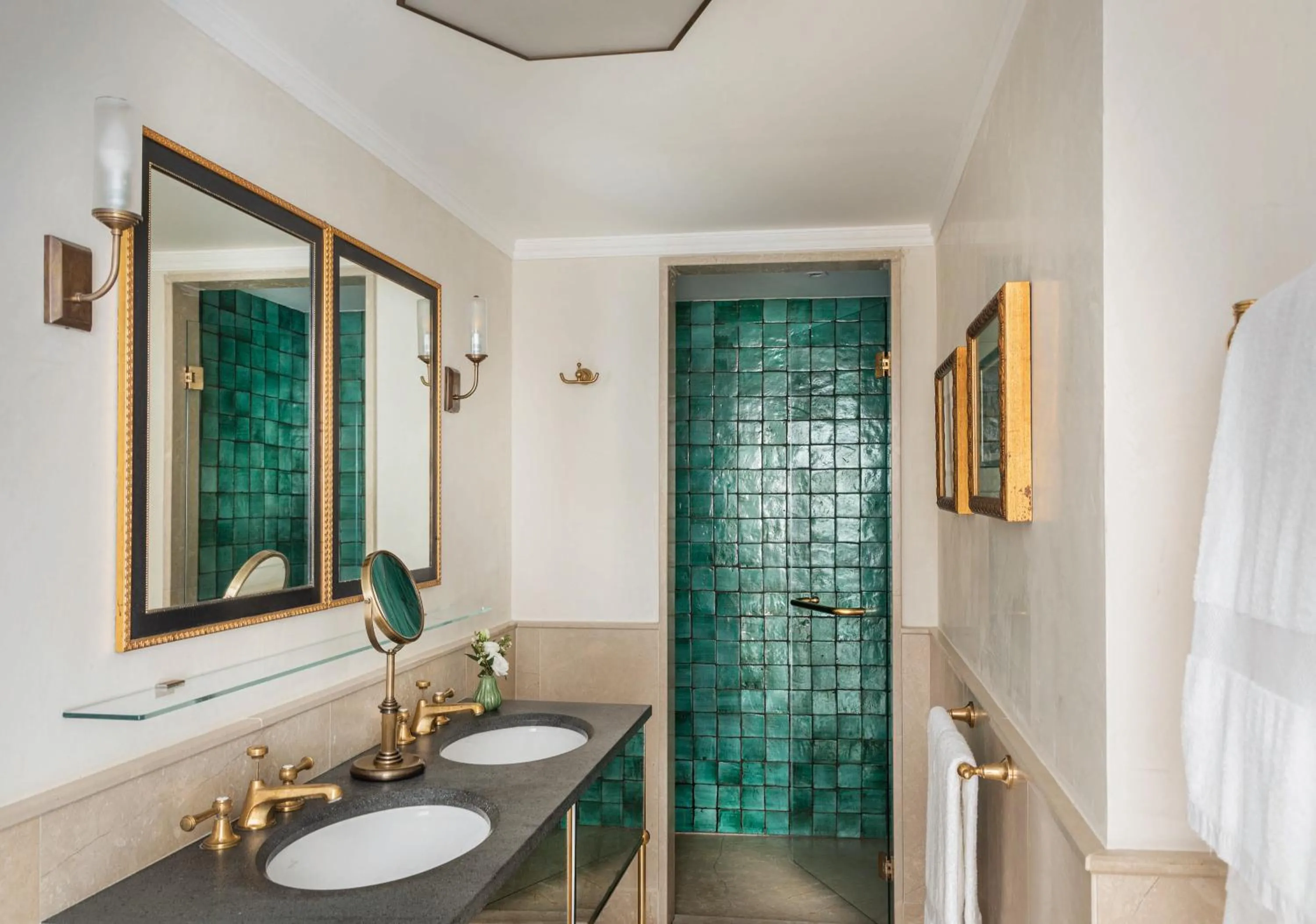 Bathroom in Villa Sant'Andrea, A Belmond Hotel, Taormina Mare