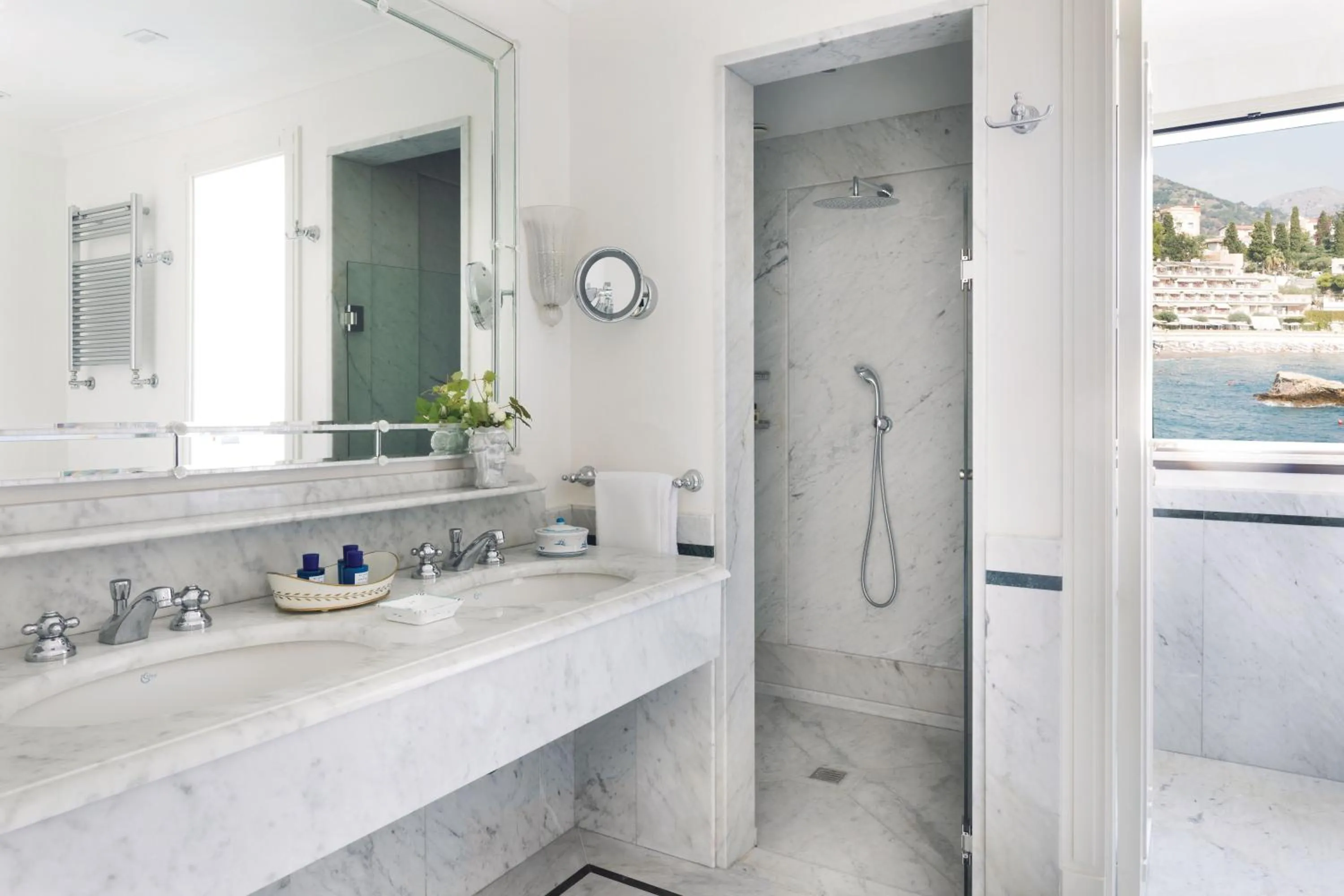 Bathroom in Villa Sant'Andrea, A Belmond Hotel, Taormina Mare