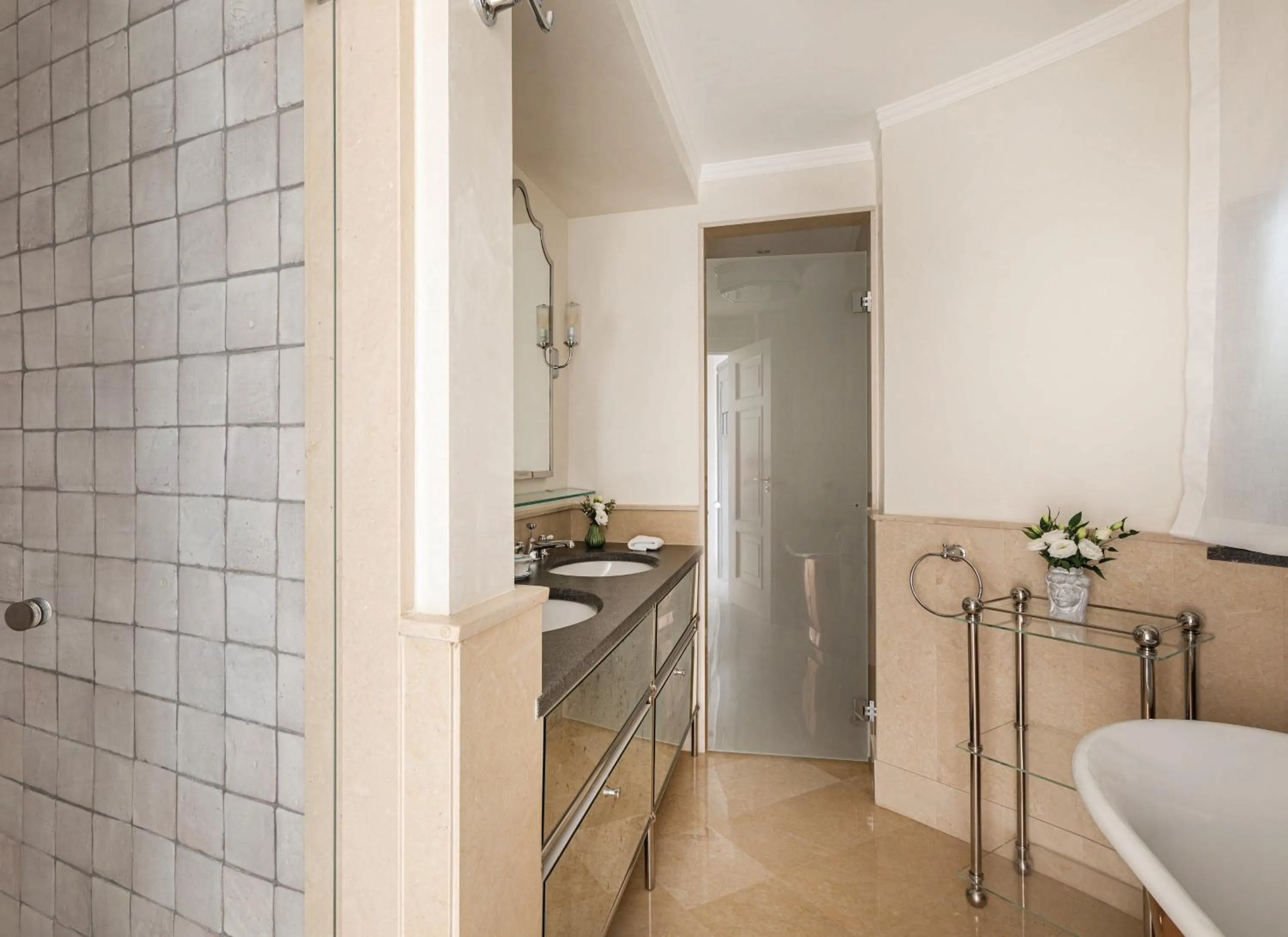 Bathroom in Villa Sant'Andrea, A Belmond Hotel, Taormina Mare