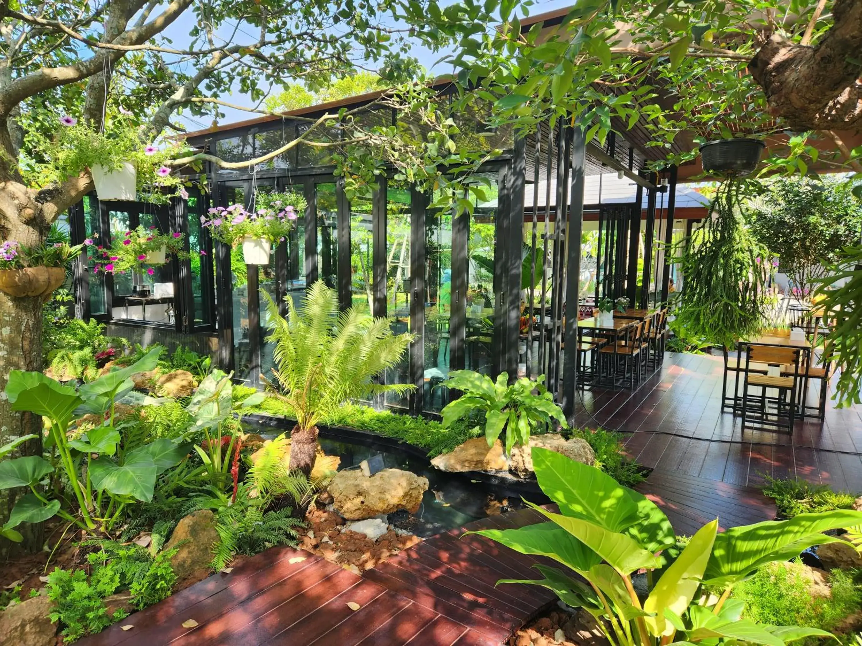 Breakfast in Baan Nern Khao Resort Pattaya Breakfast in Baan Nern Khao Resort Pattaya