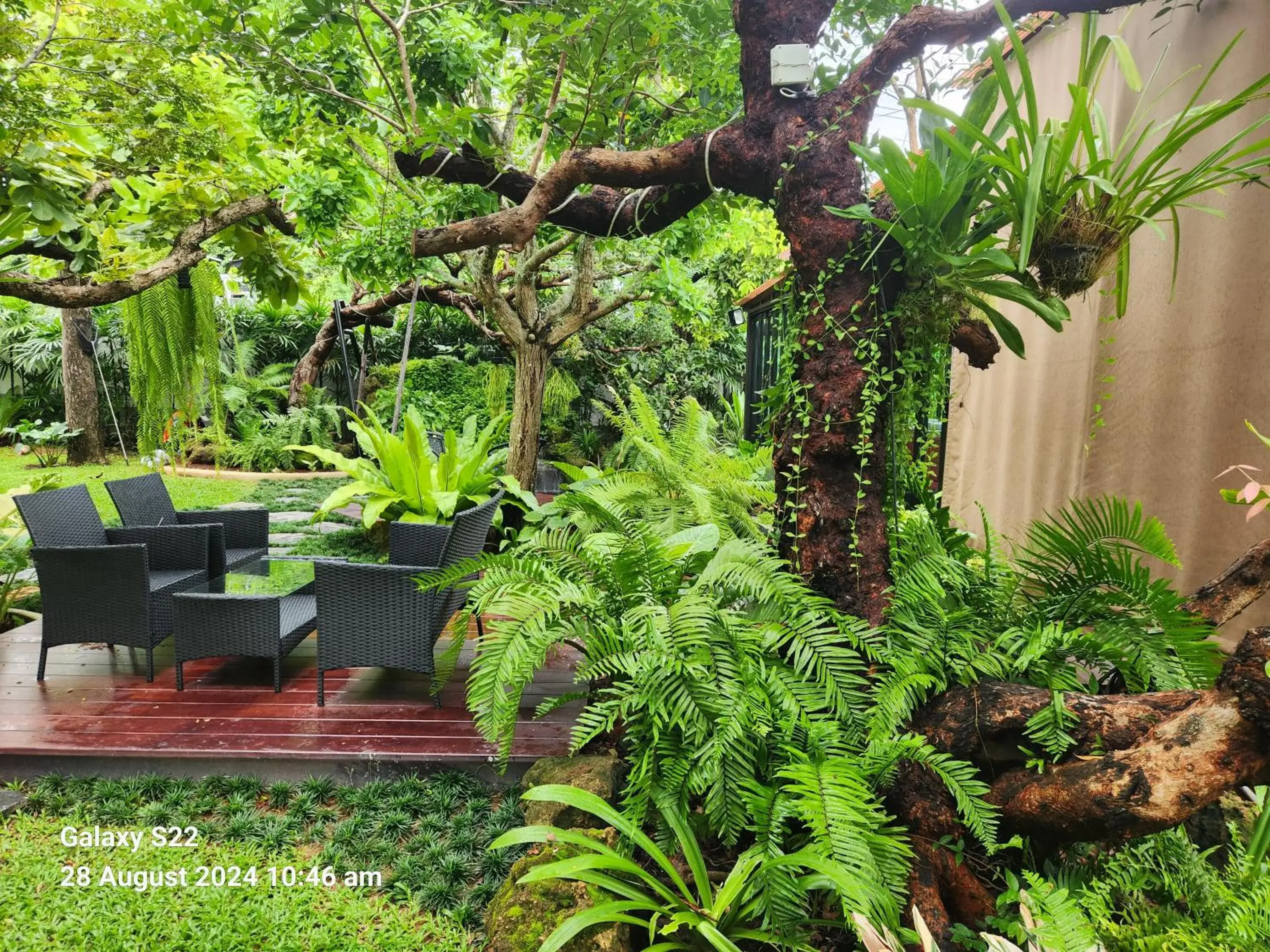 Garden view in Baan Nern Khao Resort Pattaya Garden view in Baan Nern Khao Resort Pattaya