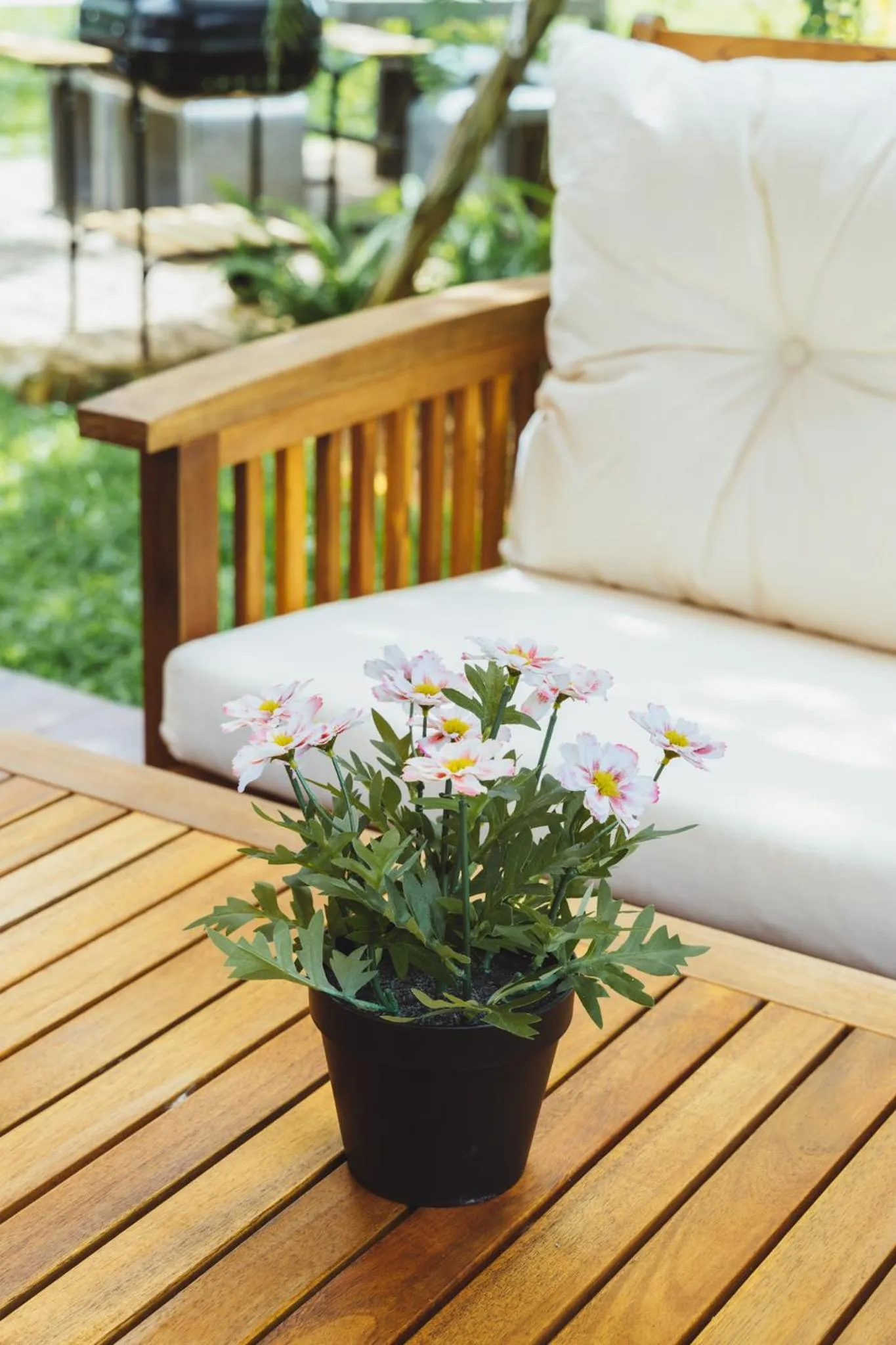 Patio in Baan Nern Khao Resort Pattaya