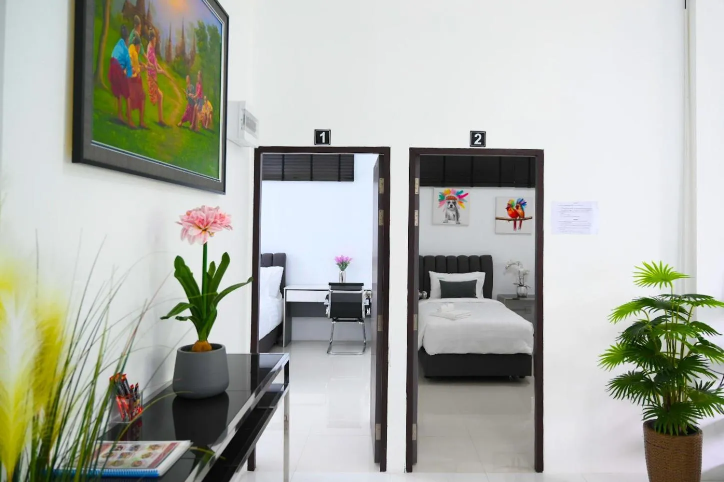 Bedroom, Bed in Baan Nern Khao Resort Pattaya