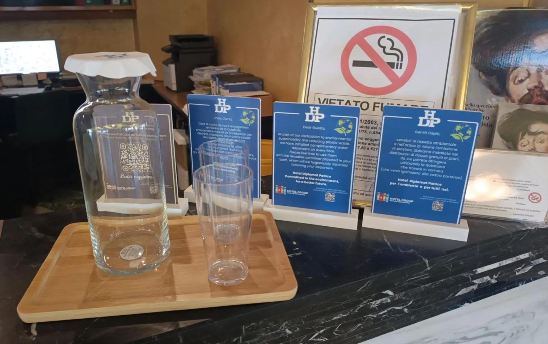 Drinks in Hotel Diplomat Palace