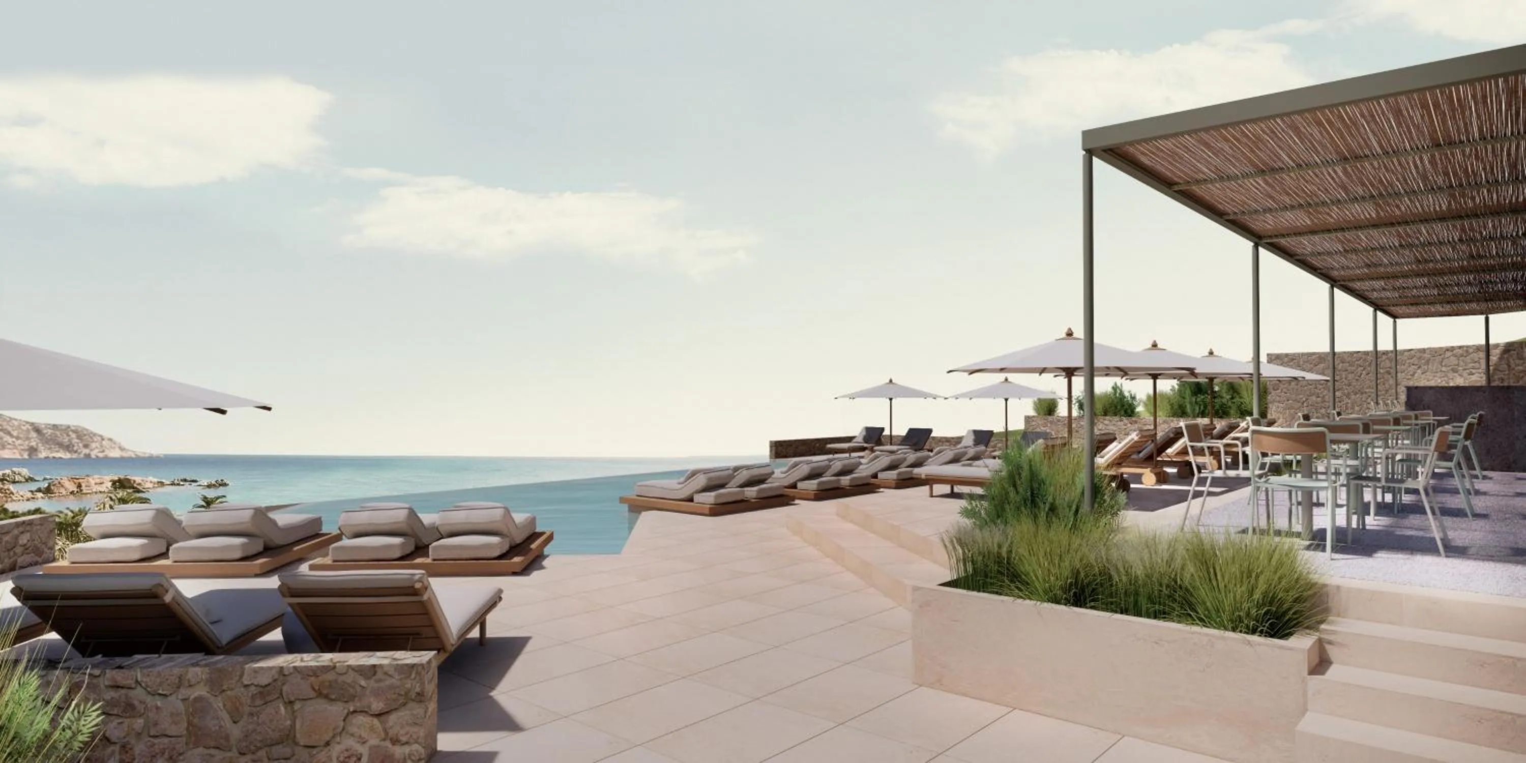 Swimming pool in Cavo Marelia