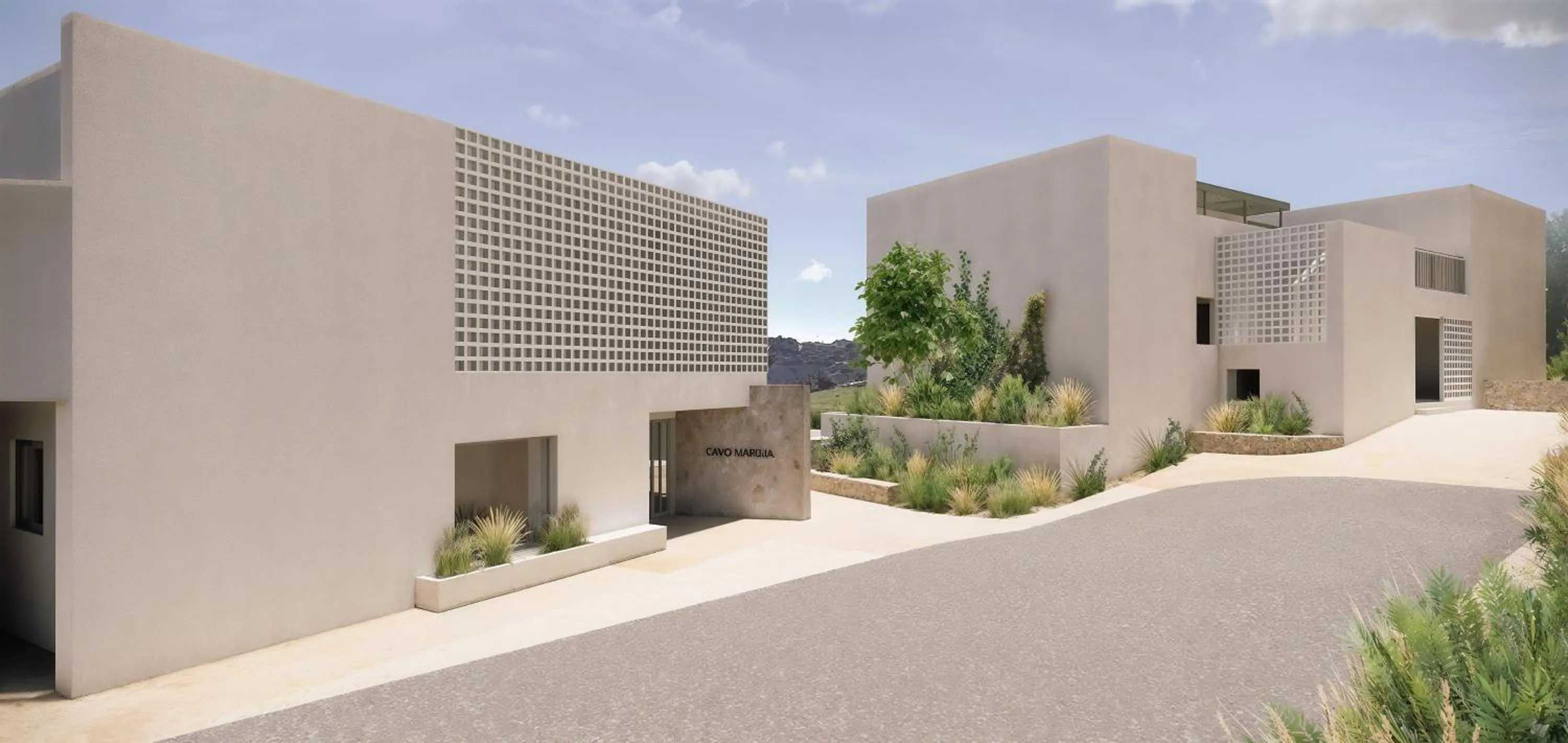 Facade/entrance in Cavo Marelia