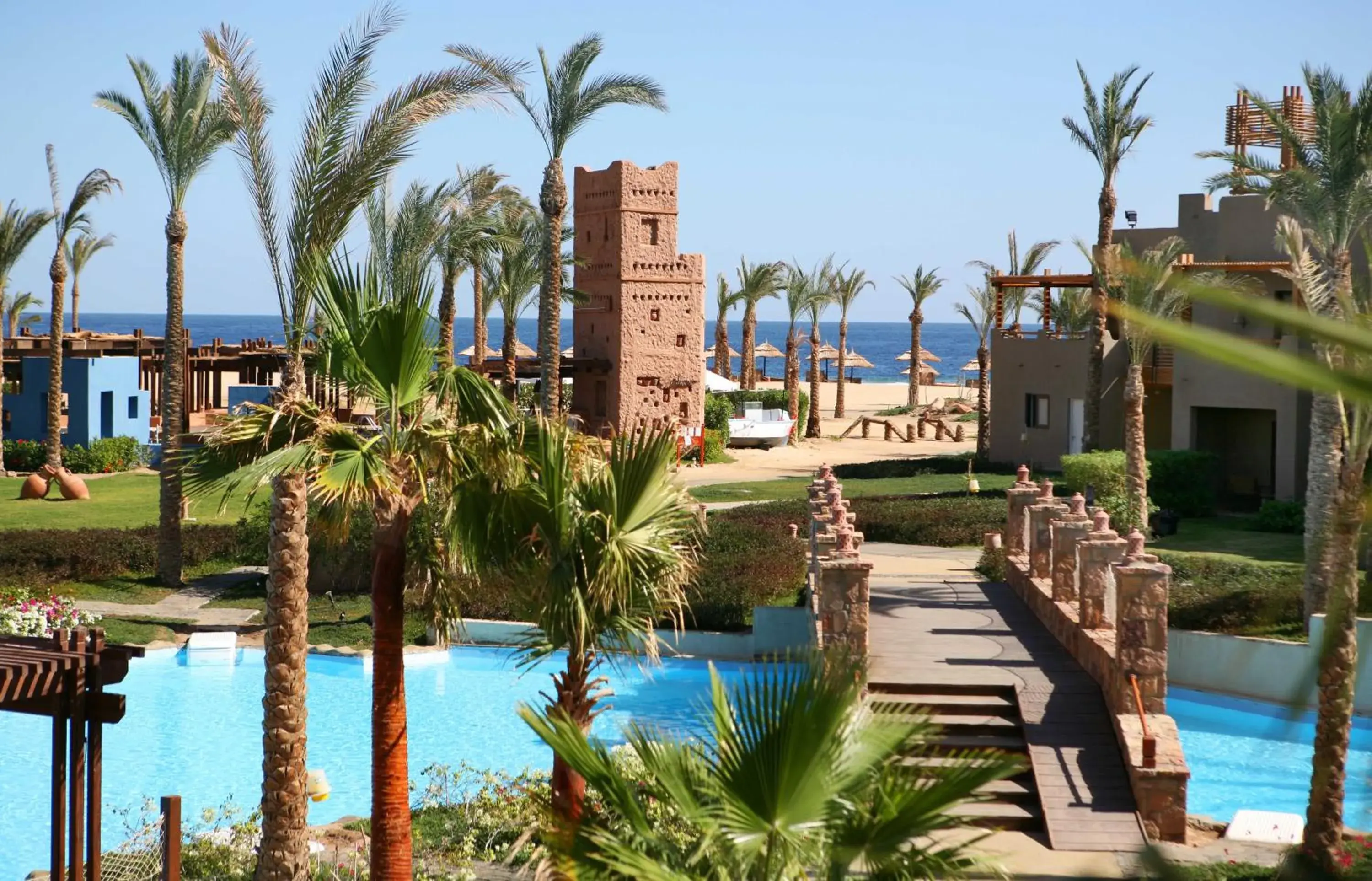 Swimming pool in Pickalbatros Sands Port Ghalib Swimming pool in Pickalbatros Sands Port Ghalib