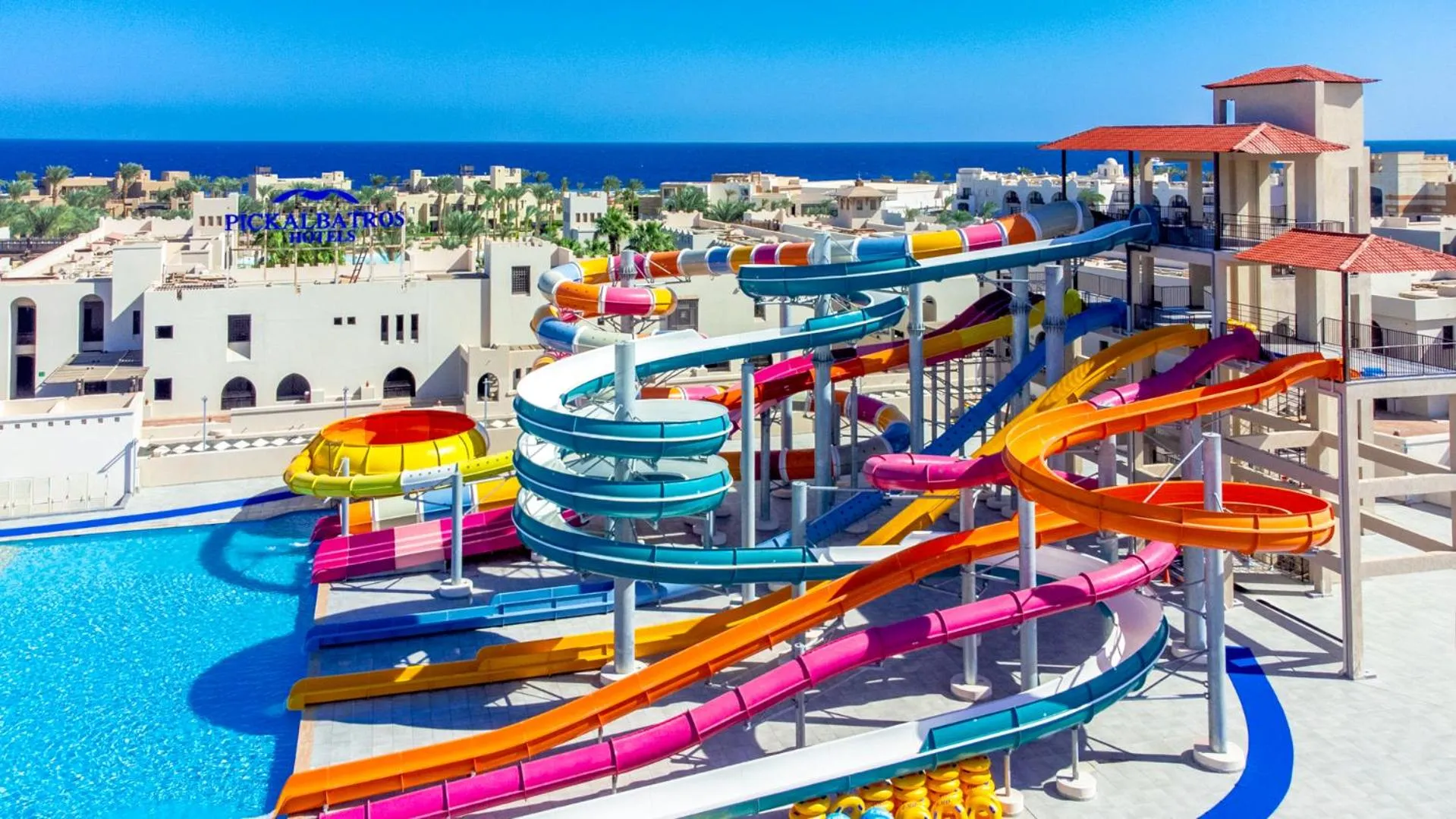 Aqua park in Pickalbatros Sands Port Ghalib