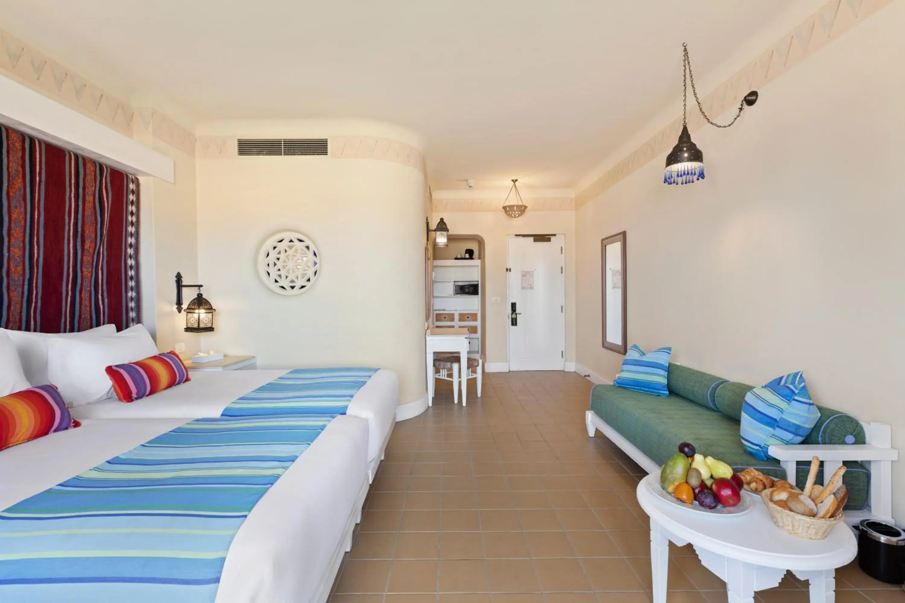 Bed in Pickalbatros Sands Port Ghalib Bed in Pickalbatros Sands Port Ghalib