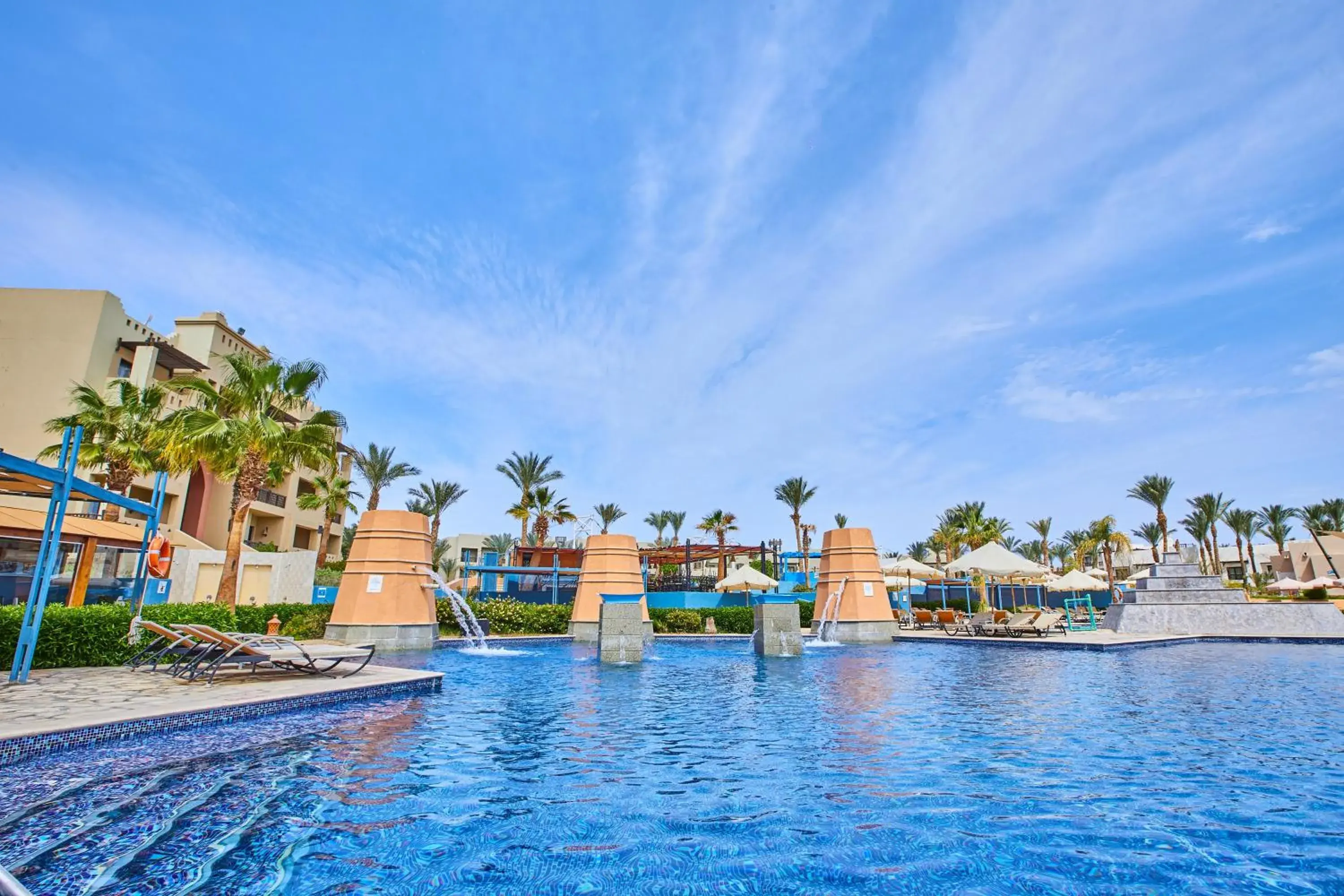 Swimming pool in Pickalbatros Sands Port Ghalib Swimming pool in Pickalbatros Sands Port Ghalib