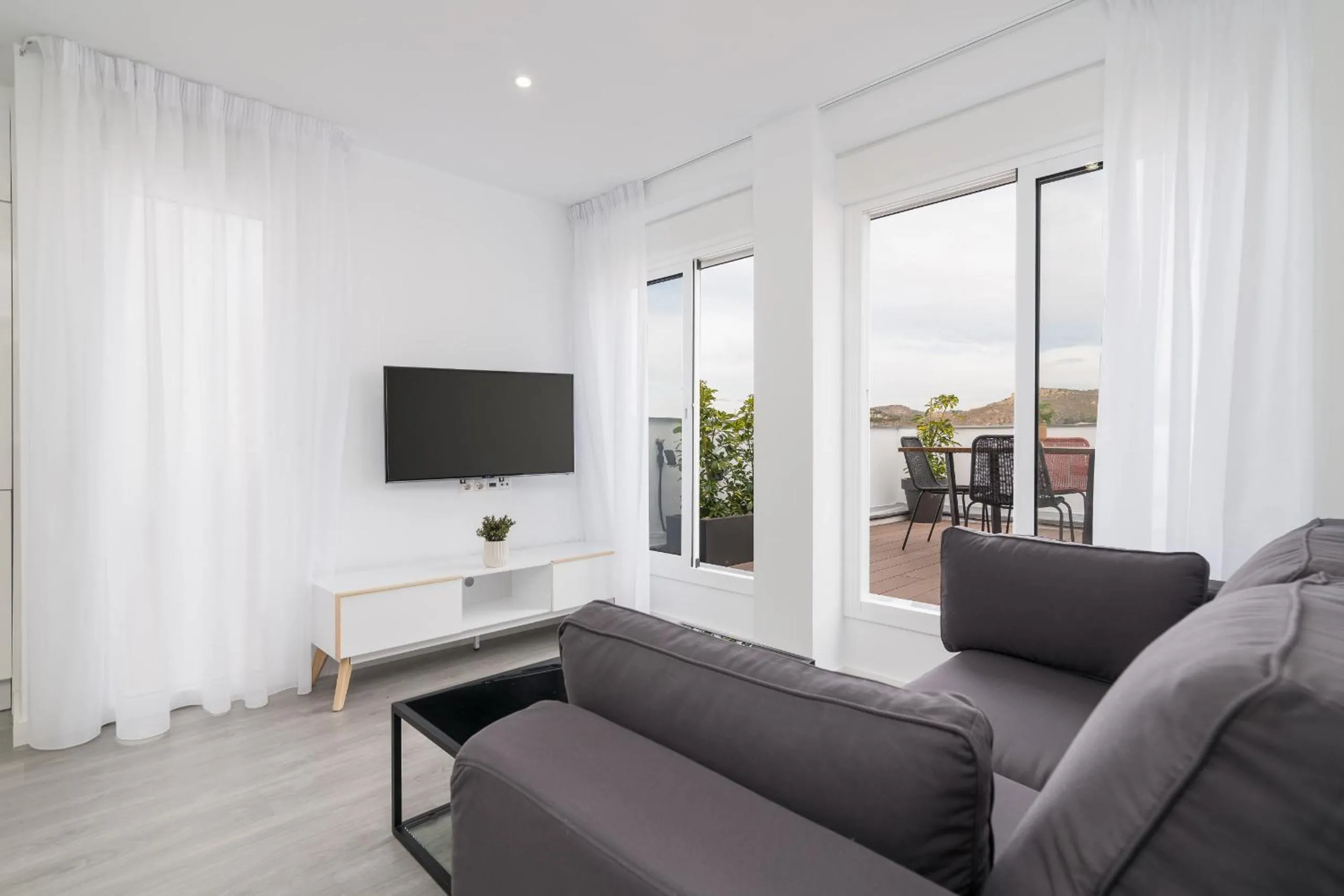 Communal lounge/ TV room in Suite Homes Penthouse Capuchinos
