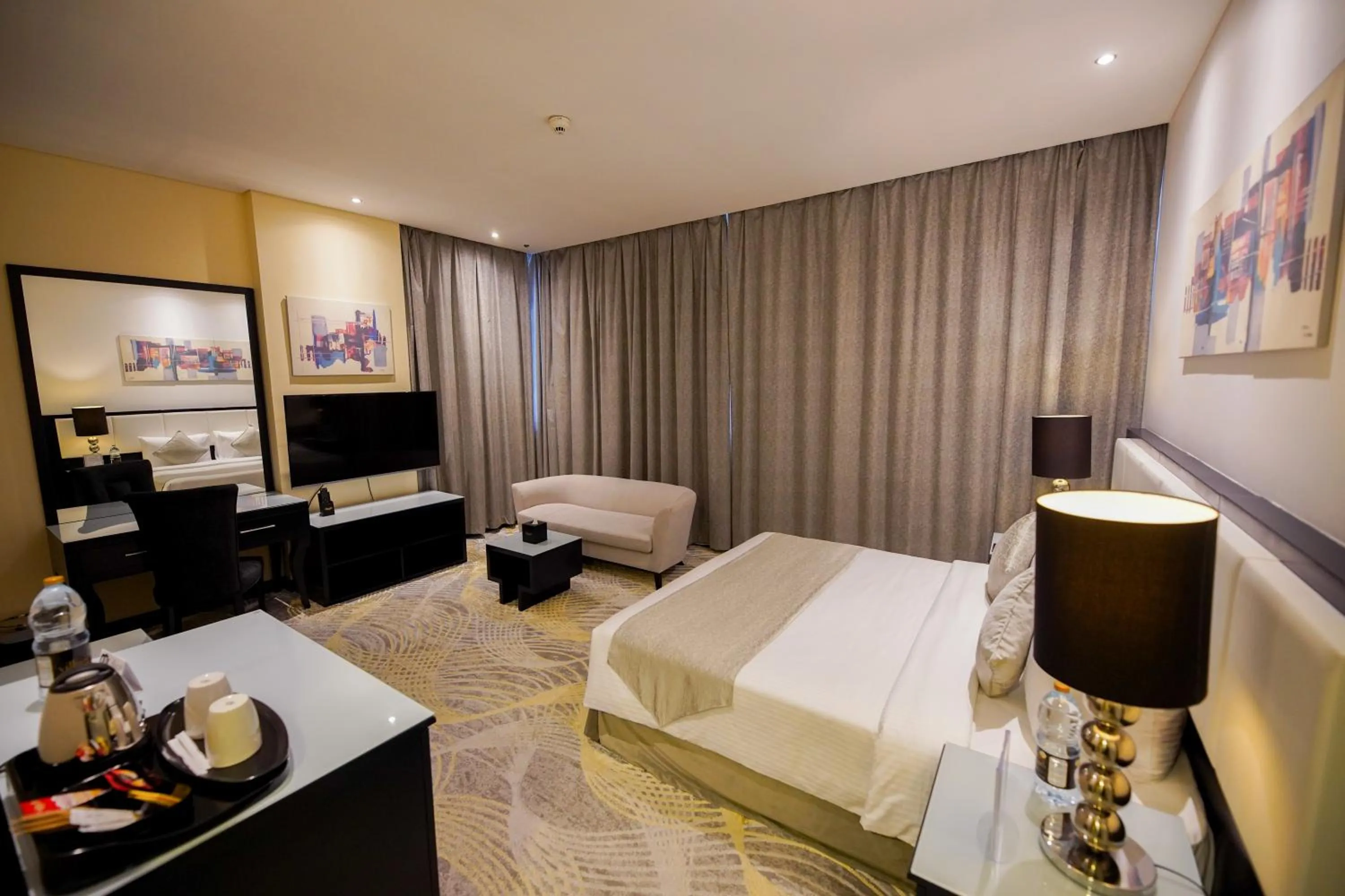 Bed in Grand Villaggio Hotel Abu Dhabi