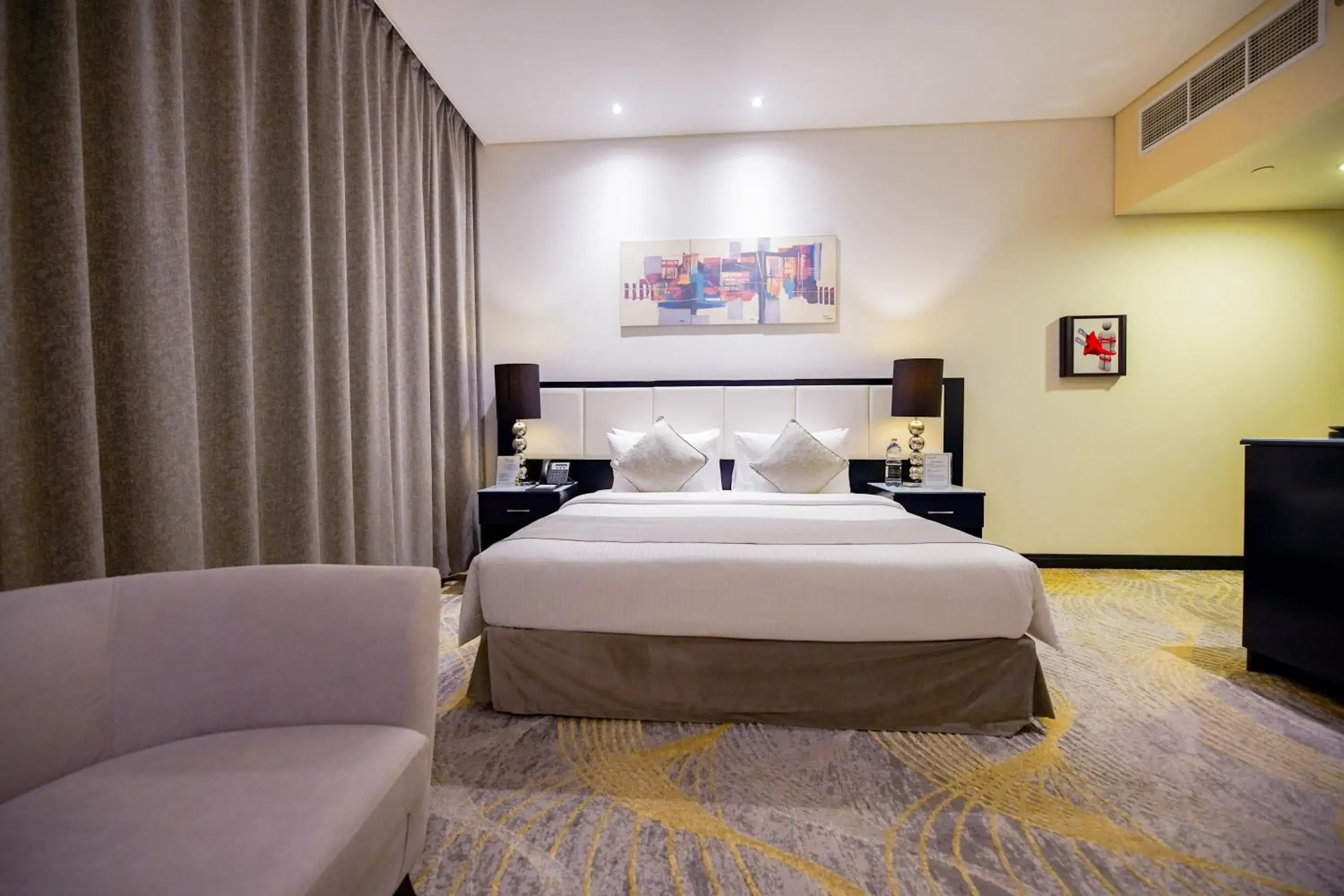 Bed in Grand Villaggio Hotel Abu Dhabi Bed in Grand Villaggio Hotel Abu Dhabi