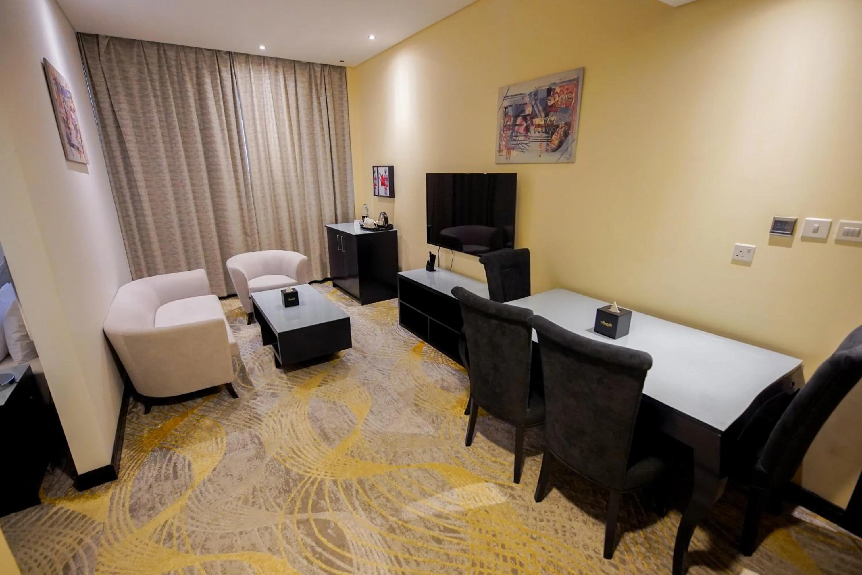 Living room, Bed in Grand Villaggio Hotel Abu Dhabi