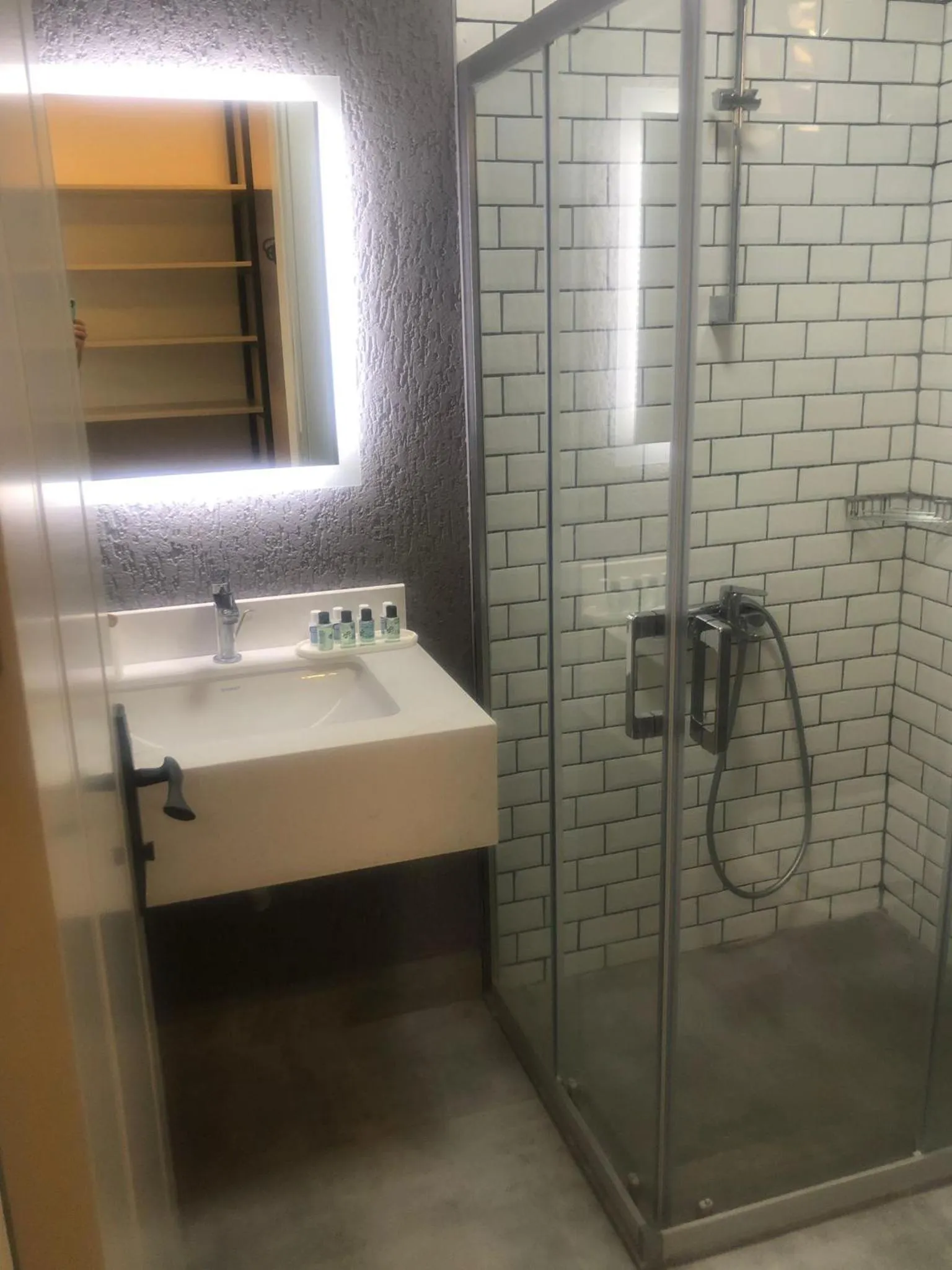 Shower in Naz Liman Otel Bodrum