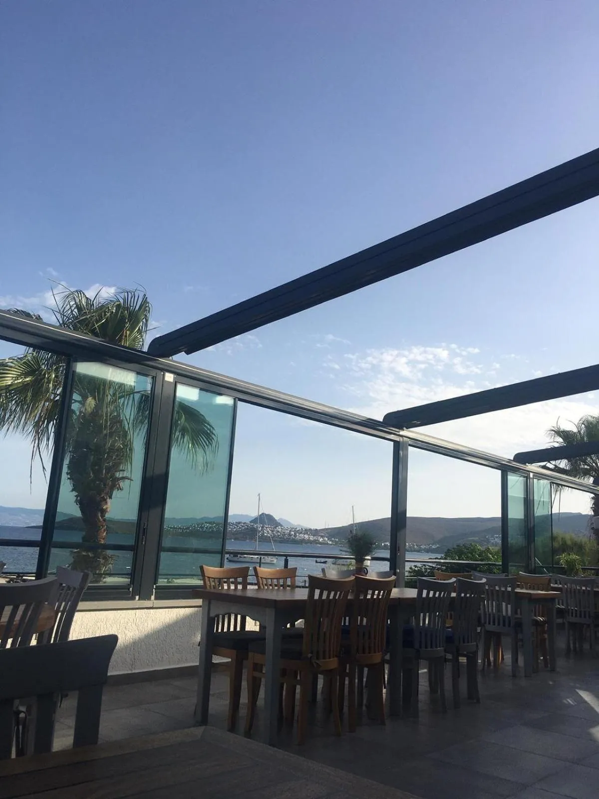 Patio in Naz Liman Otel Bodrum