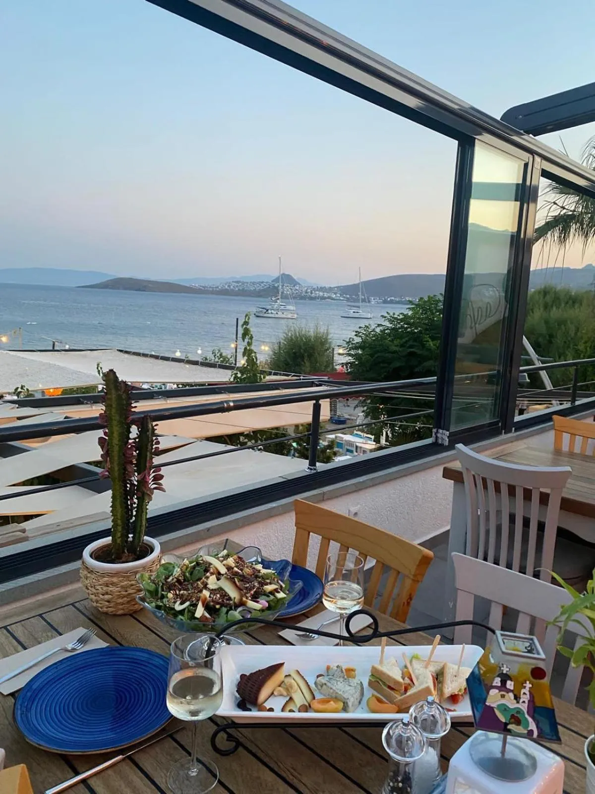 Patio in Naz Liman Otel Bodrum