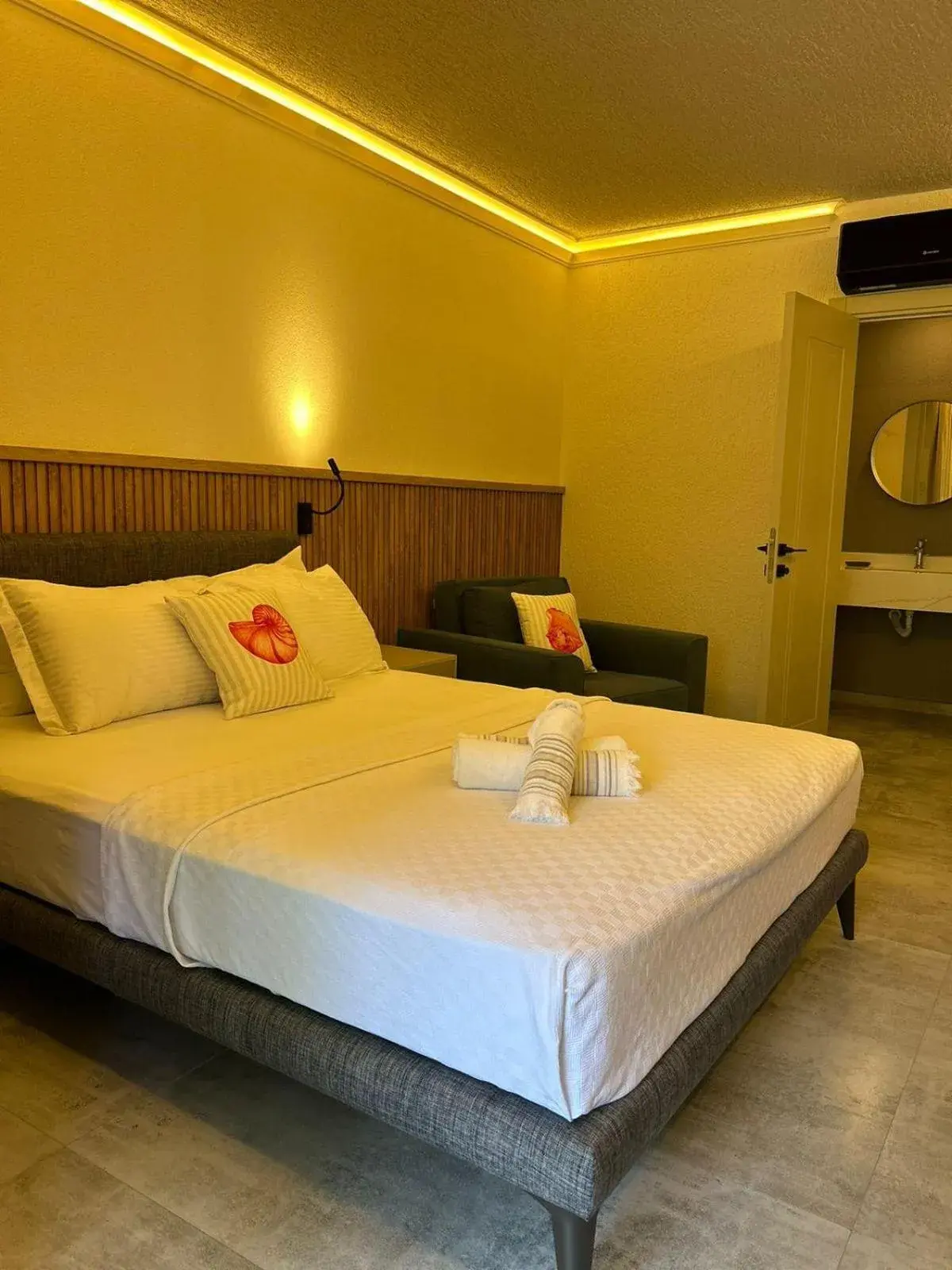 Bed in Naz Liman Otel Bodrum Bed in Naz Liman Otel Bodrum