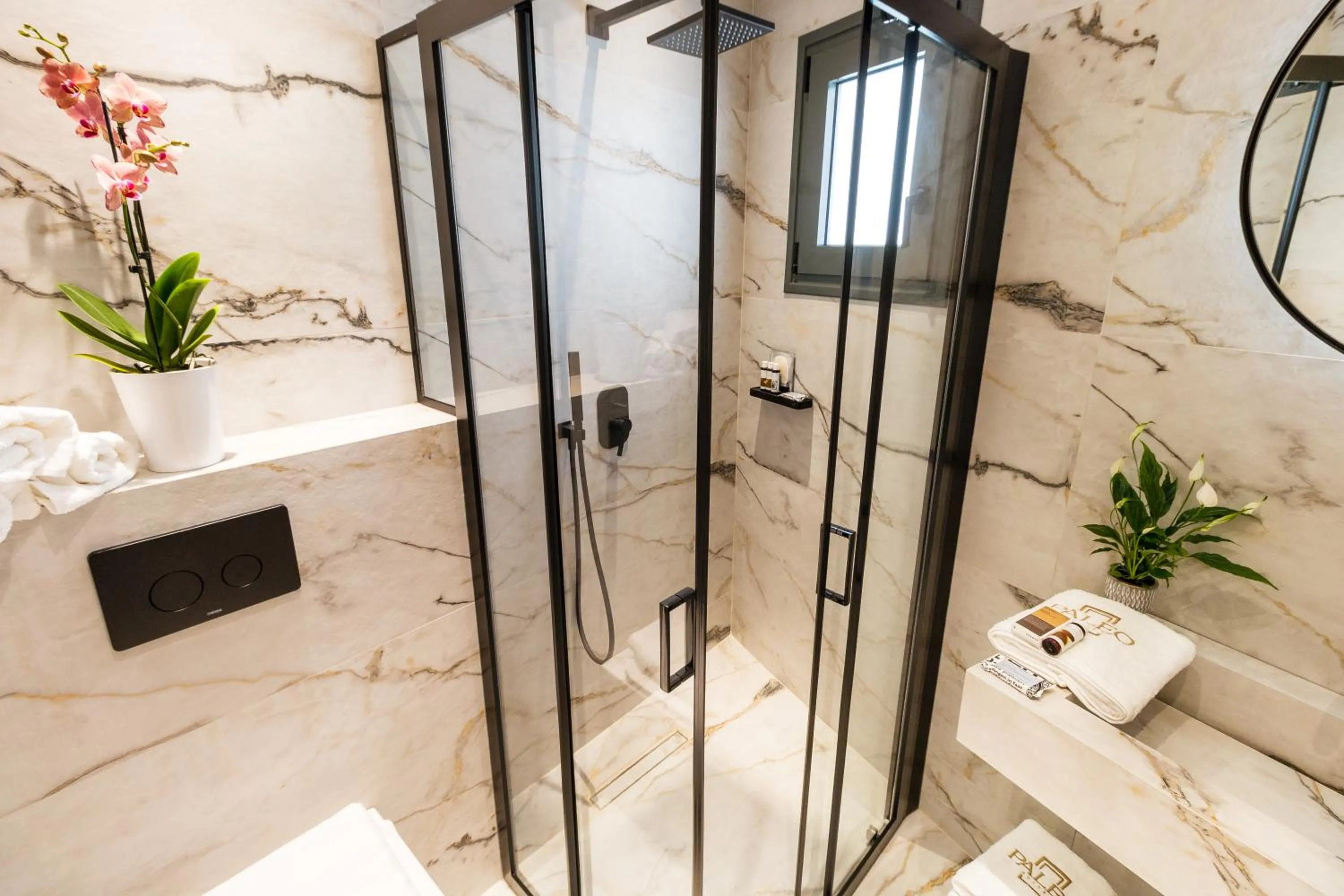 Bathroom in Paleo Suites