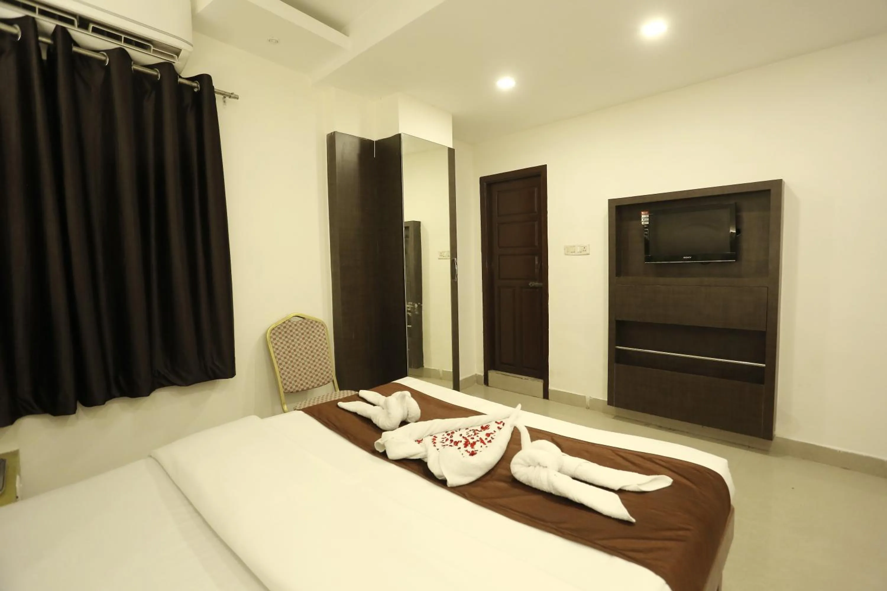 Bedroom, Bed in GM Residency