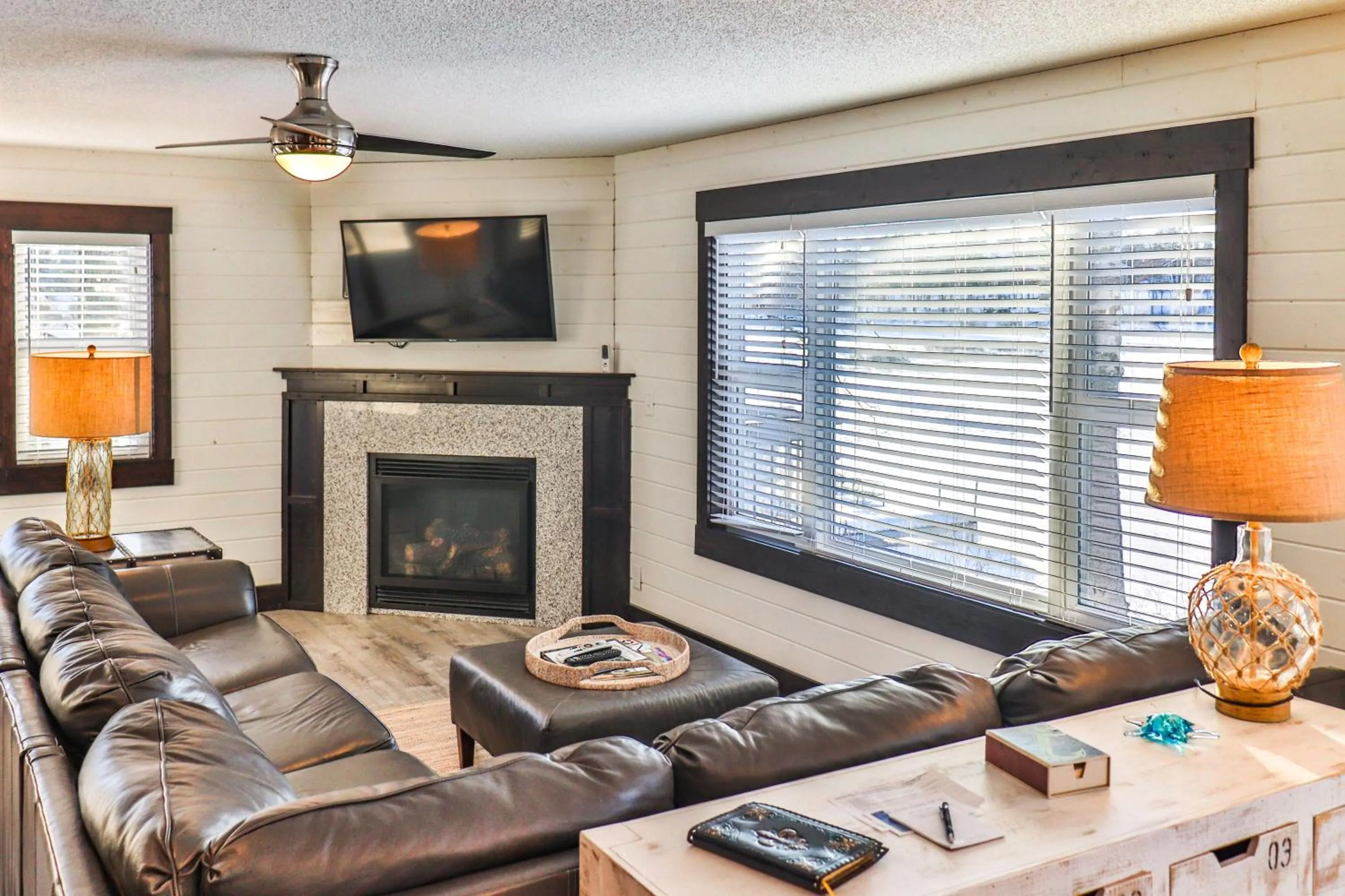 Living room in Lost Lake Lodge