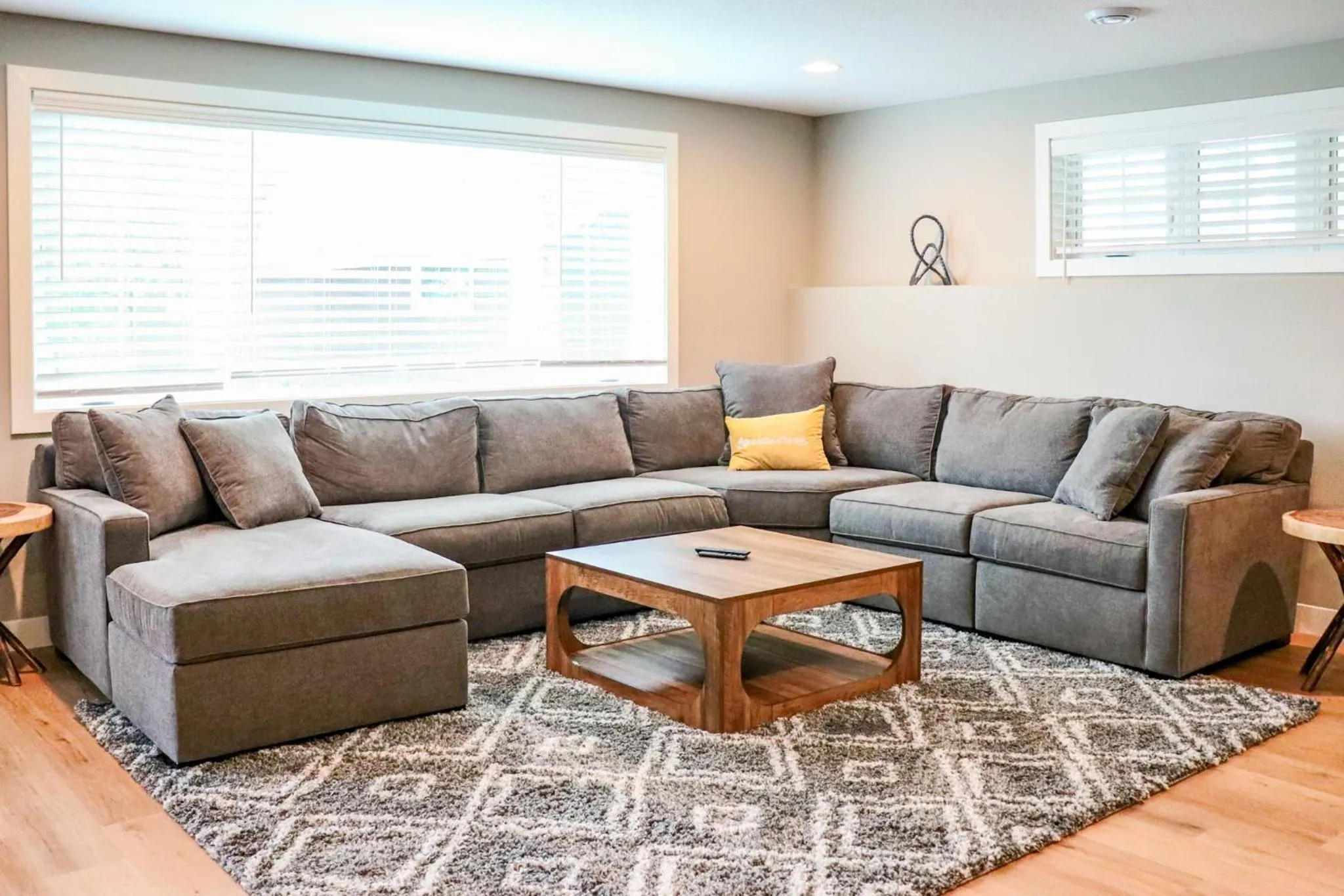 Living room in Lost Lake Lodge