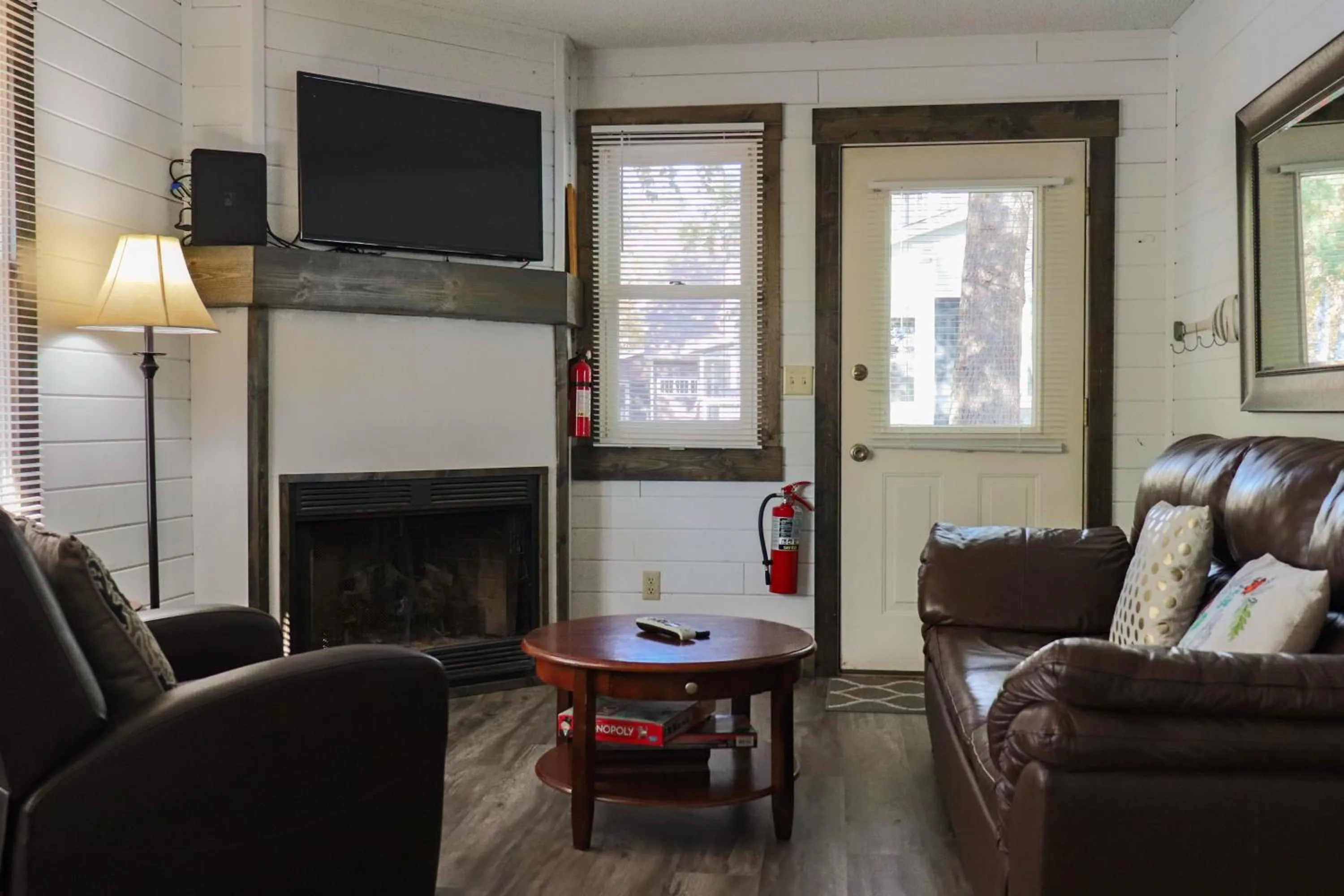 Living room in Lost Lake Lodge