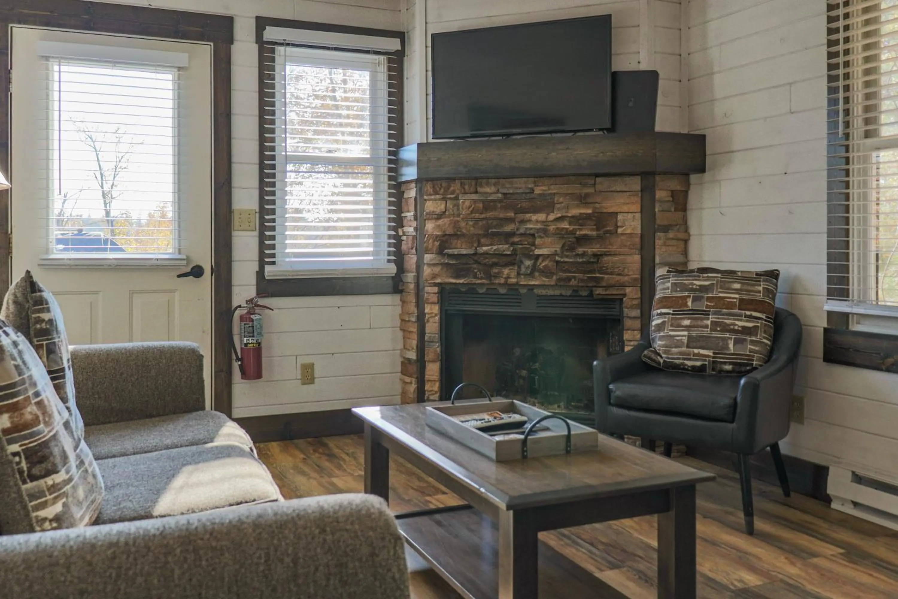 Living room in Lost Lake Lodge
