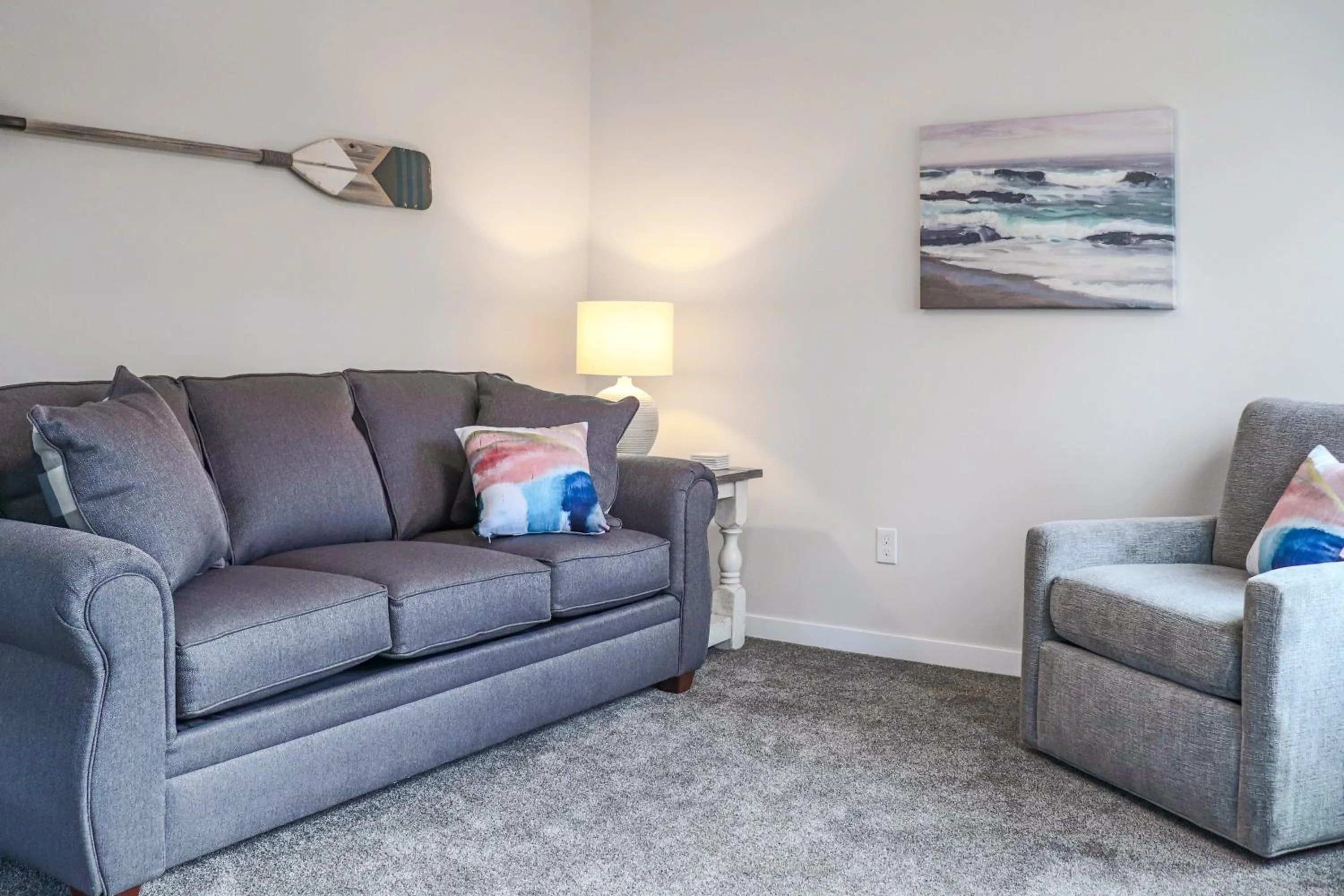 Seating area in Lost Lake Lodge