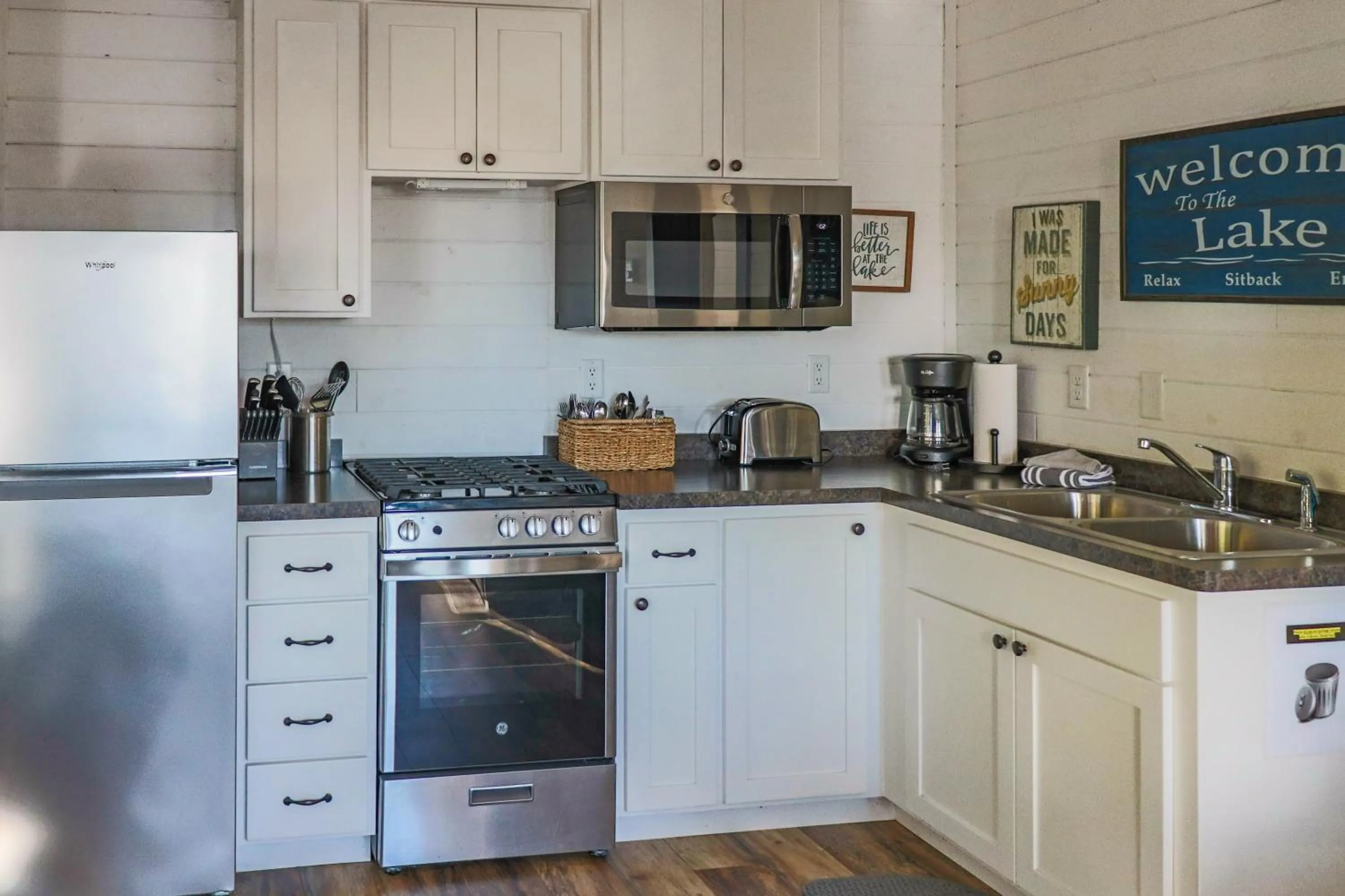 kitchen in Lost Lake Lodge