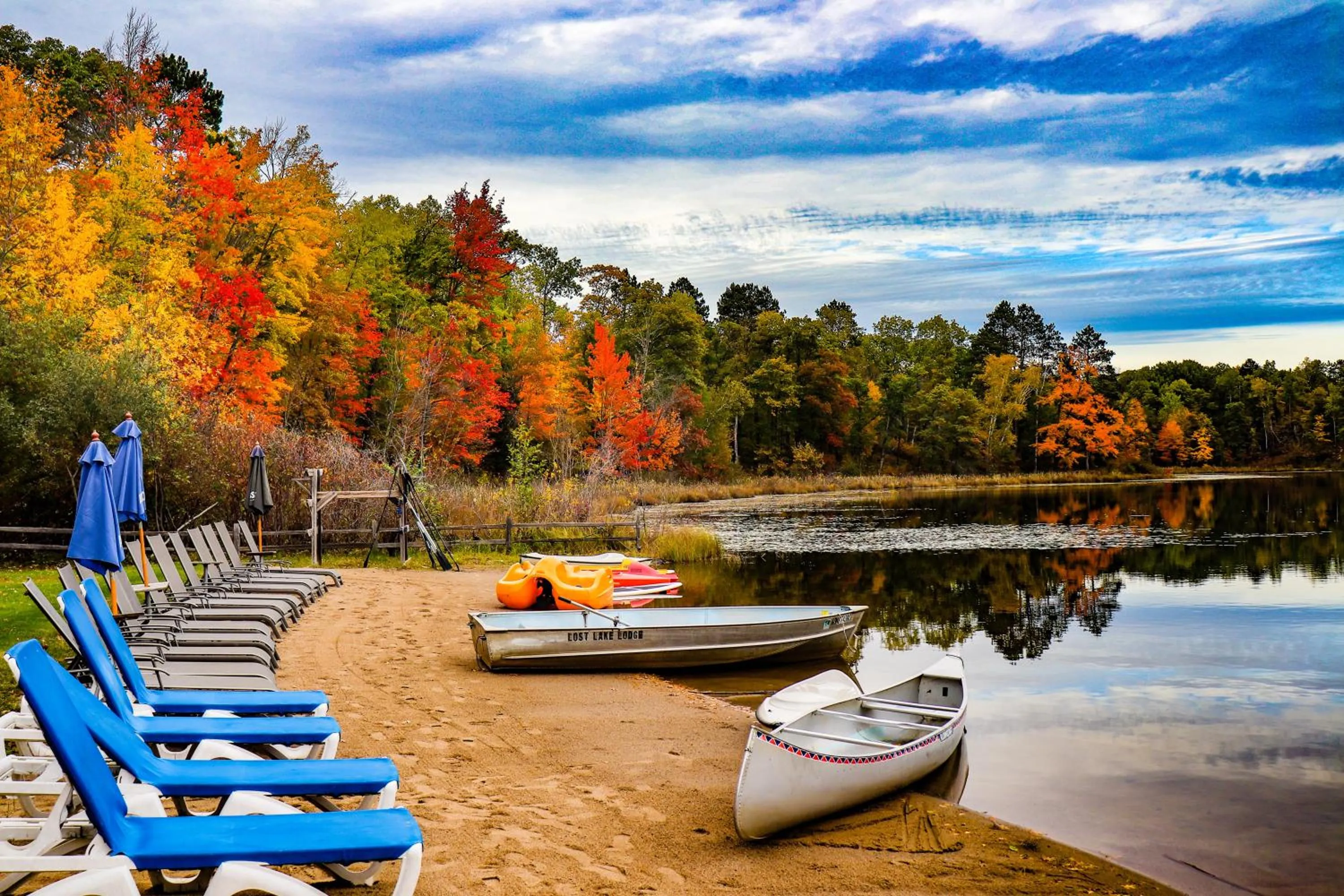 Lake view in Lost Lake Lodge