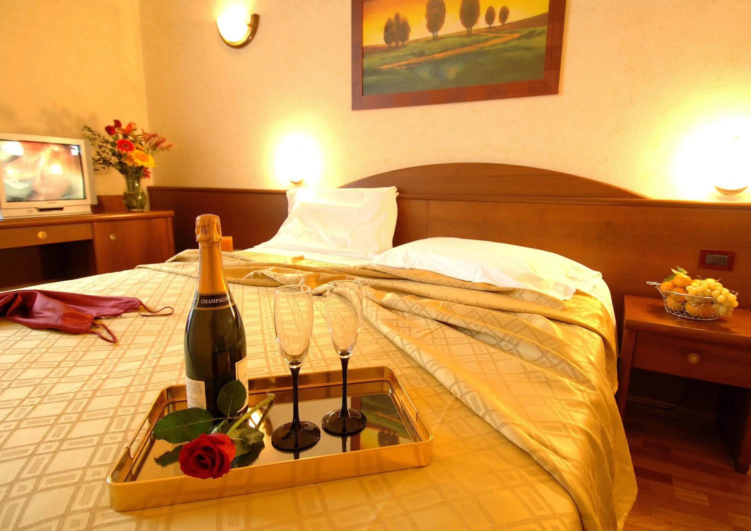 Bedroom, Bed in Hotel Palazzo Vecchio