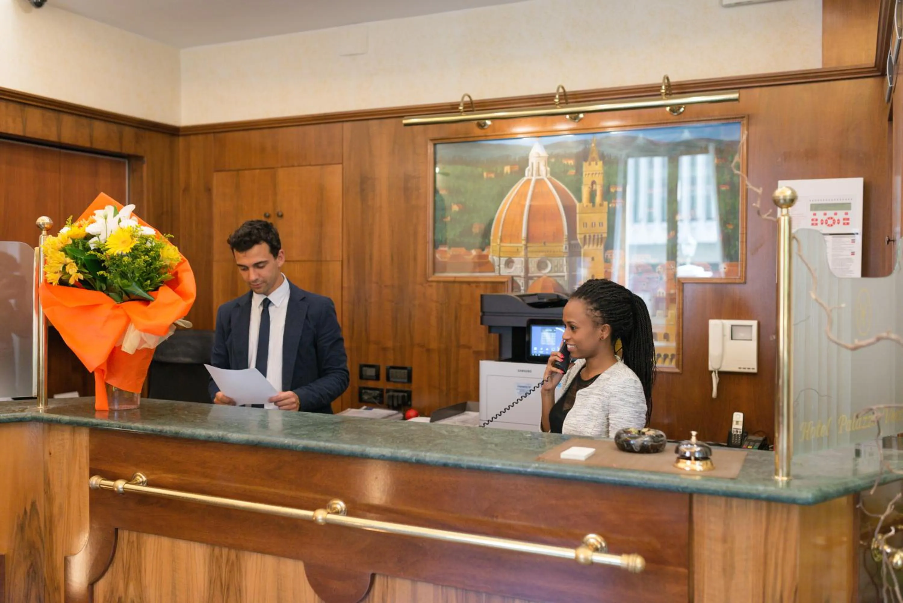 Lobby or reception in Hotel Palazzo Vecchio