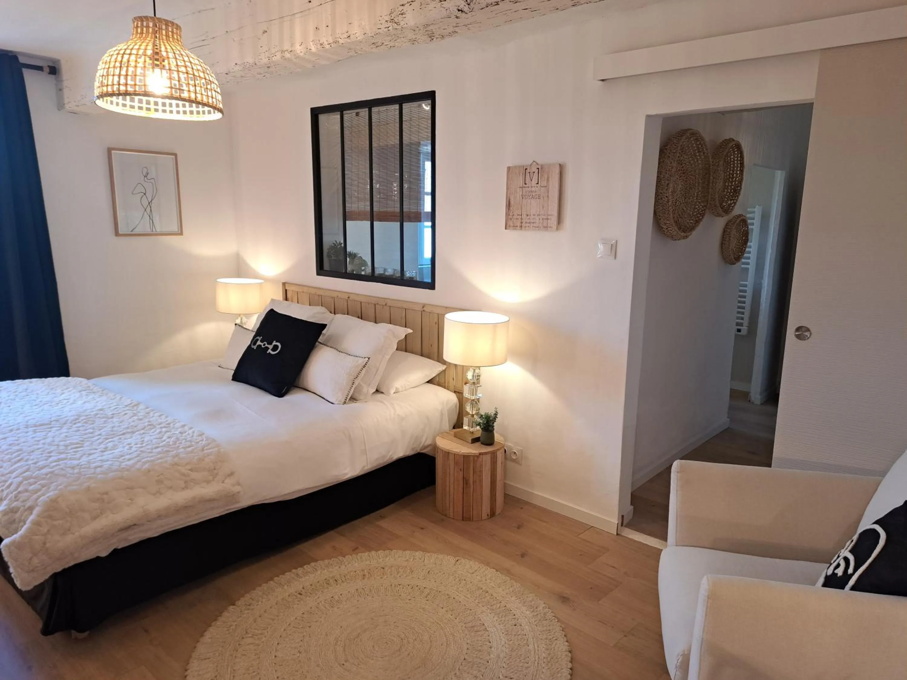 Bed in Hôtel Le Cottage de Sophie