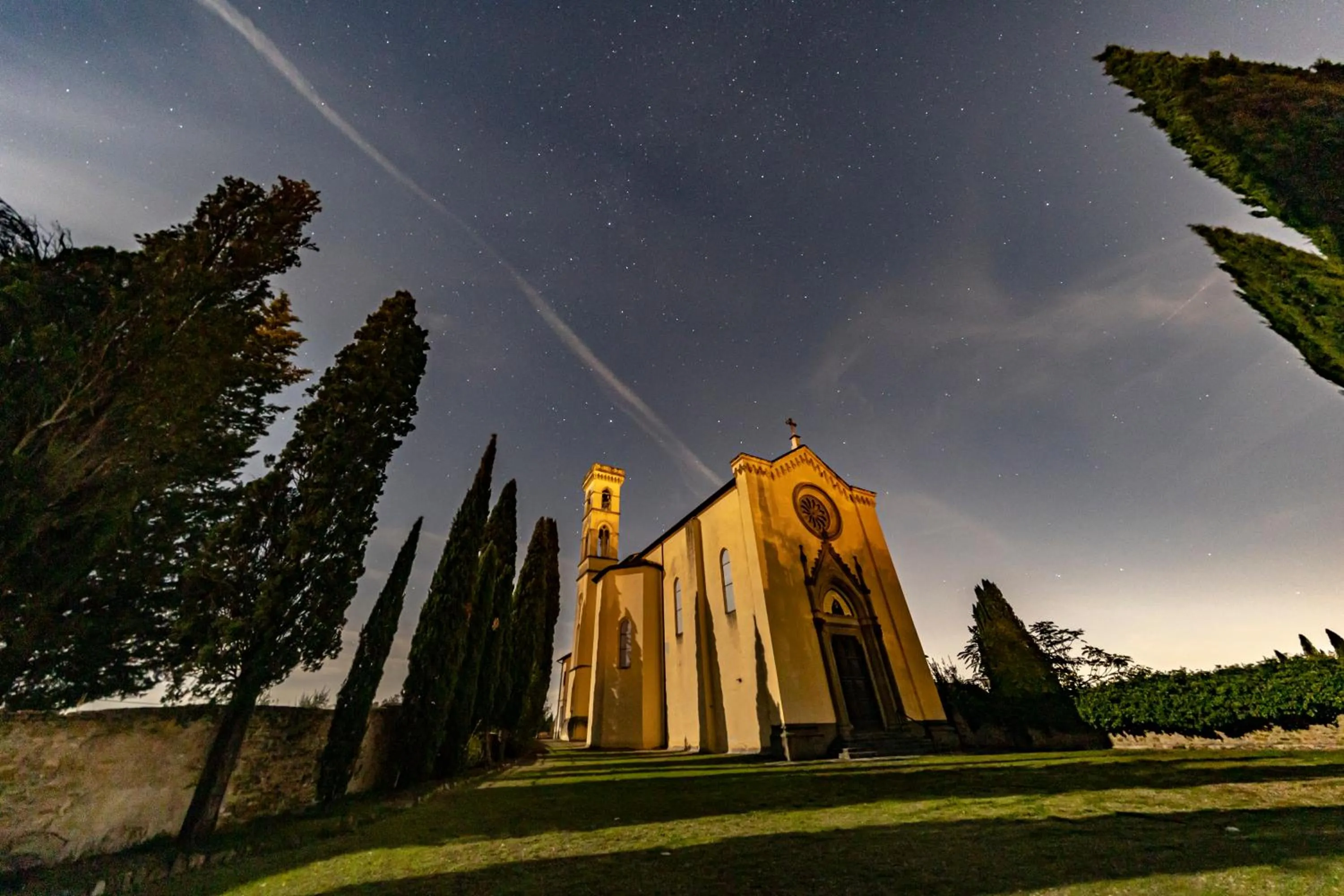 Sunrise in Villa Castiglione