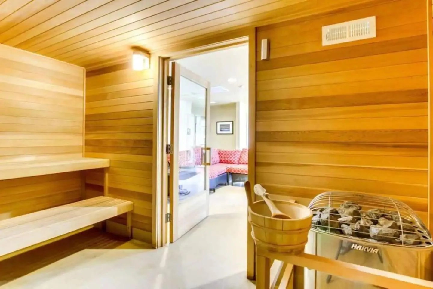 Bed in Seventh Mountain Resort