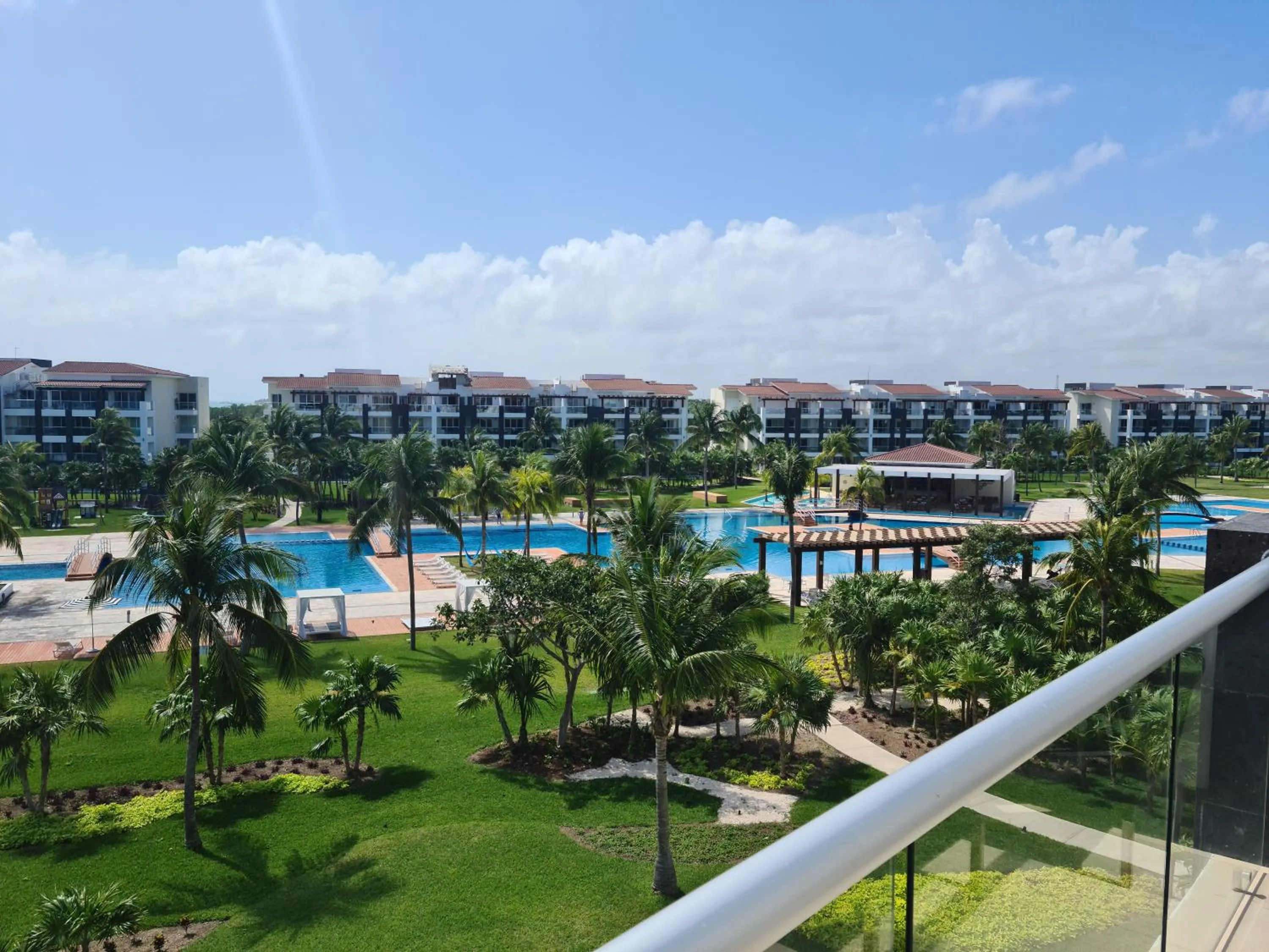 Balcony/Terrace in Luxury ocean view penthouse and private beach club