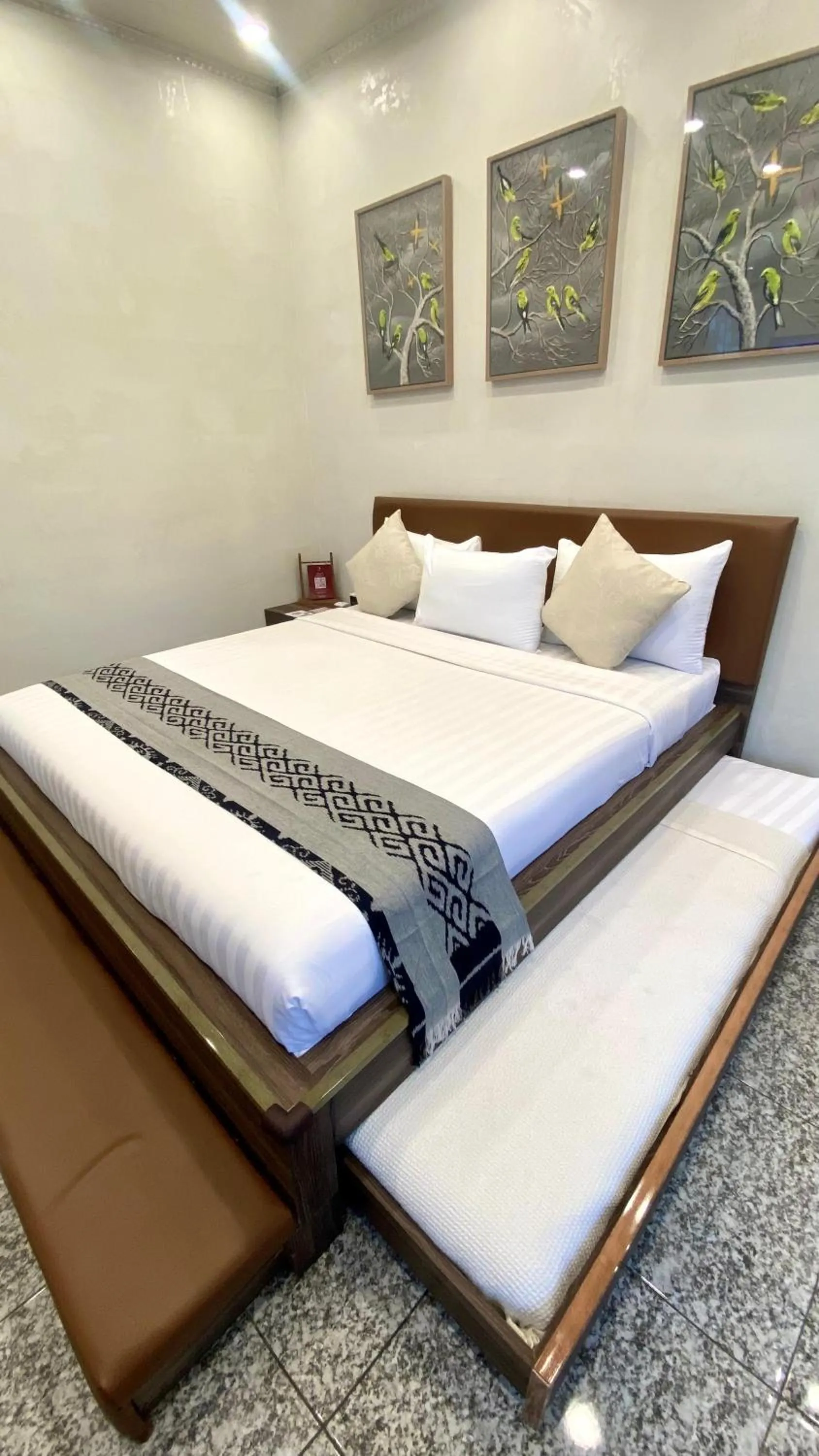 Bed in De Pointé Resort & Resto