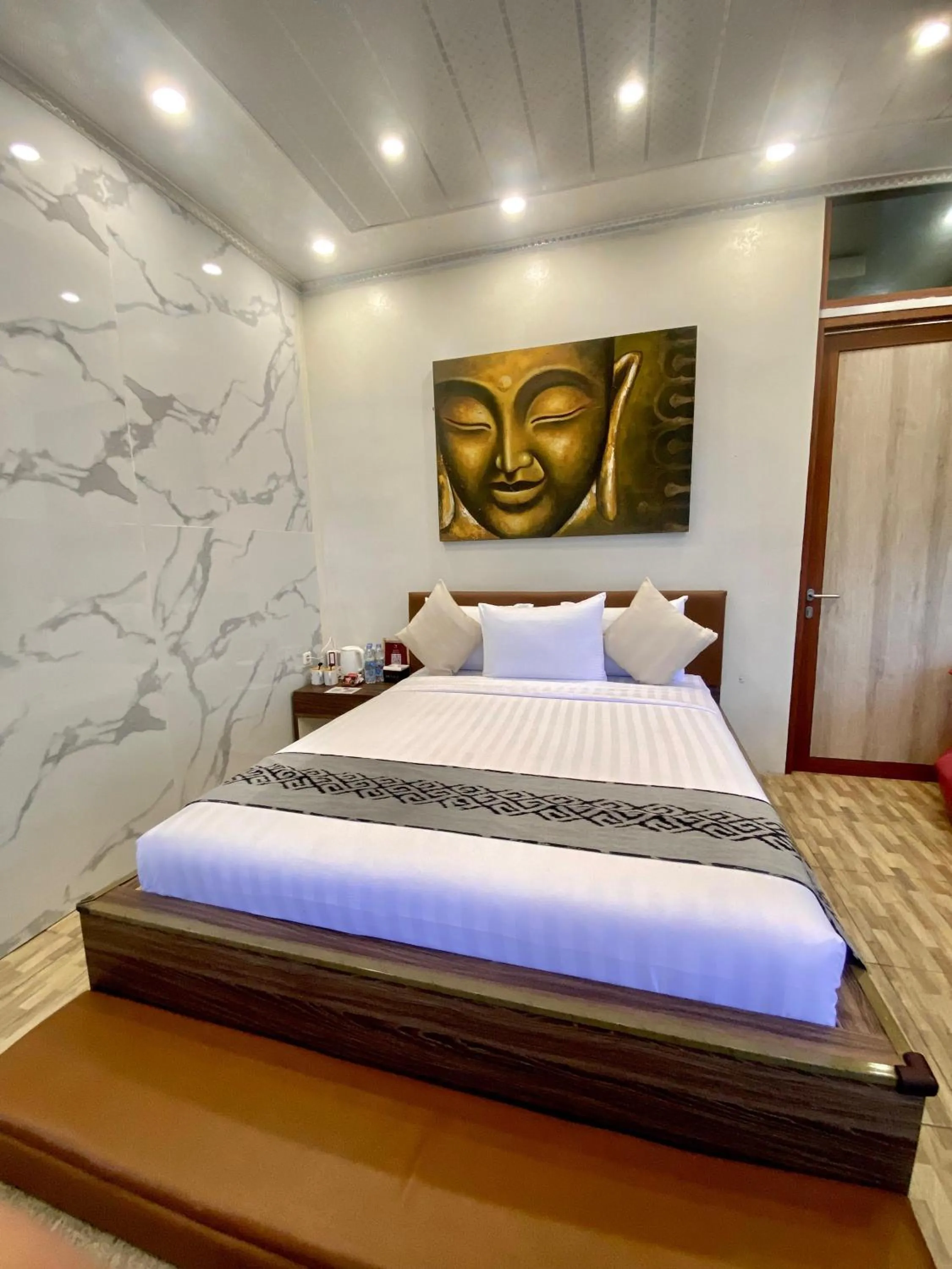 Bed in De Pointé Resort & Resto
