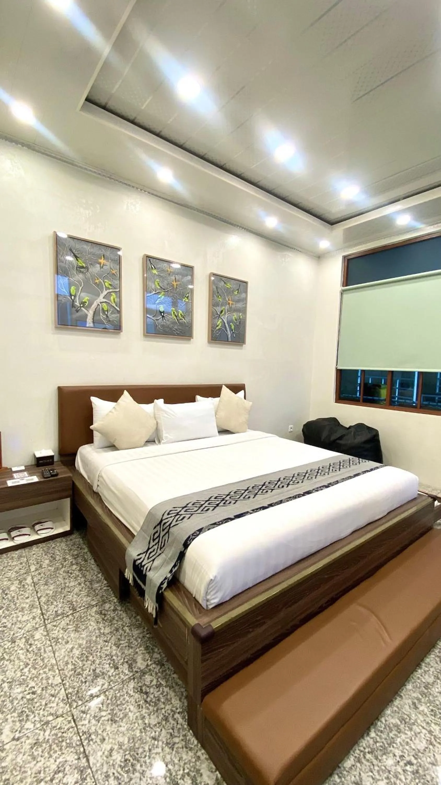 Bed in De Pointé Resort & Resto