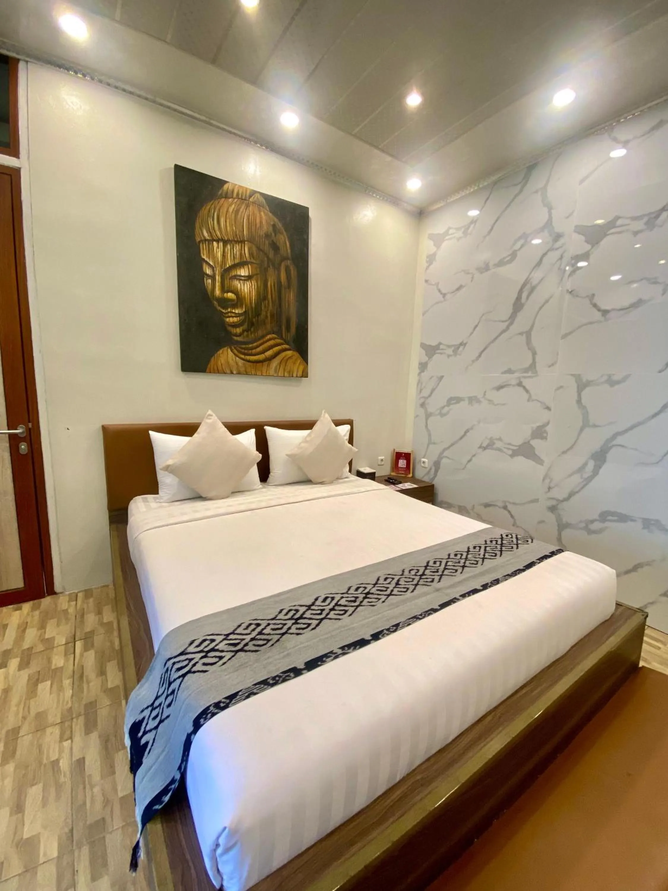 Bed in De Pointé Resort & Resto