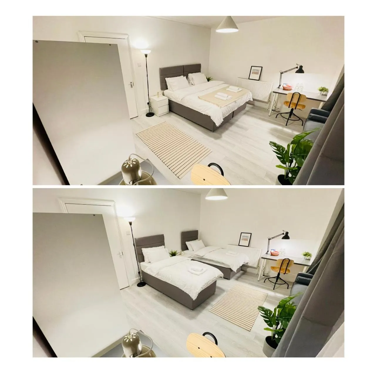 Bedroom, Bed in Leytonstone House - SleepyLodge