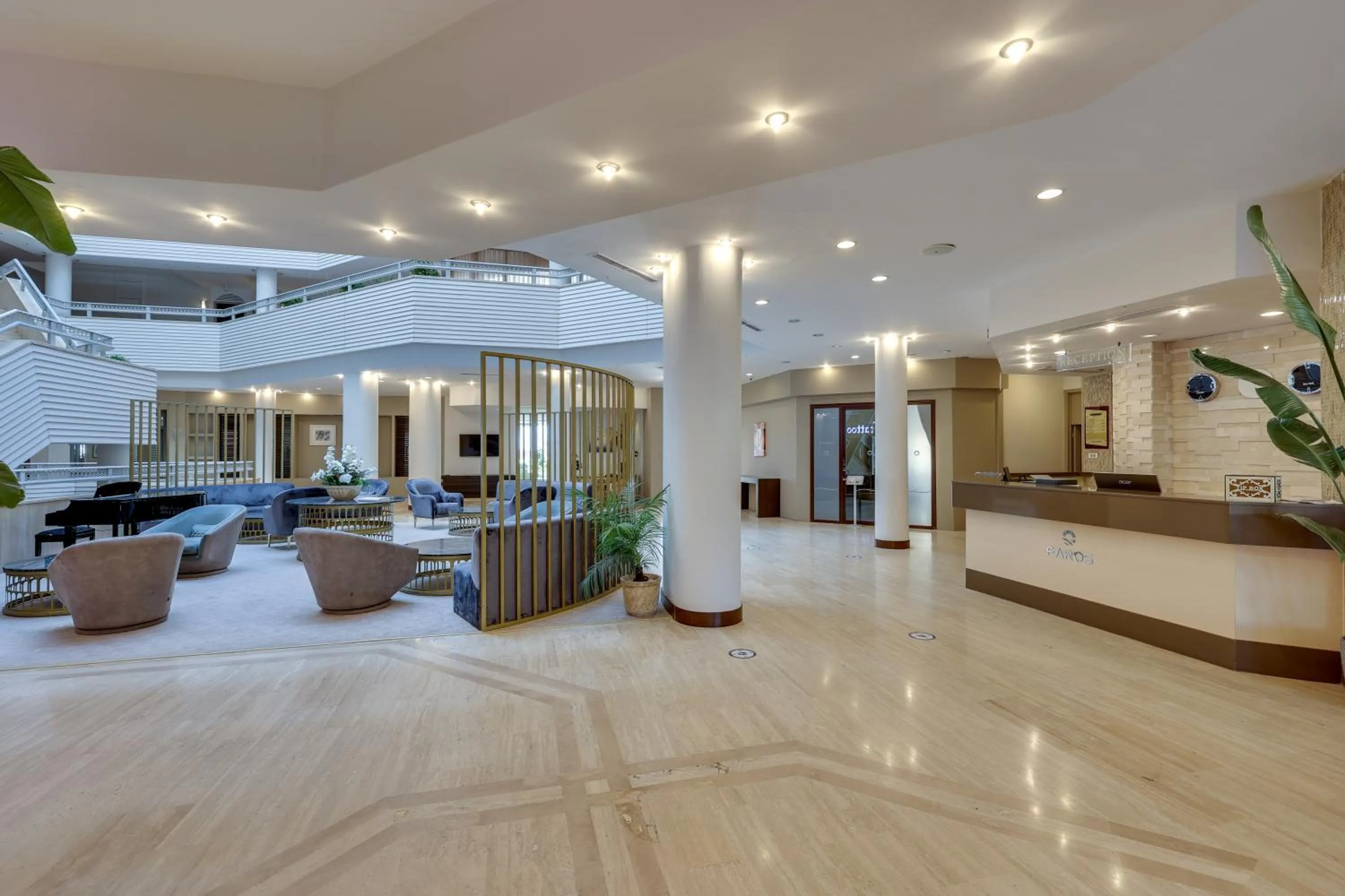 Lobby or reception in Faros Premium Beach